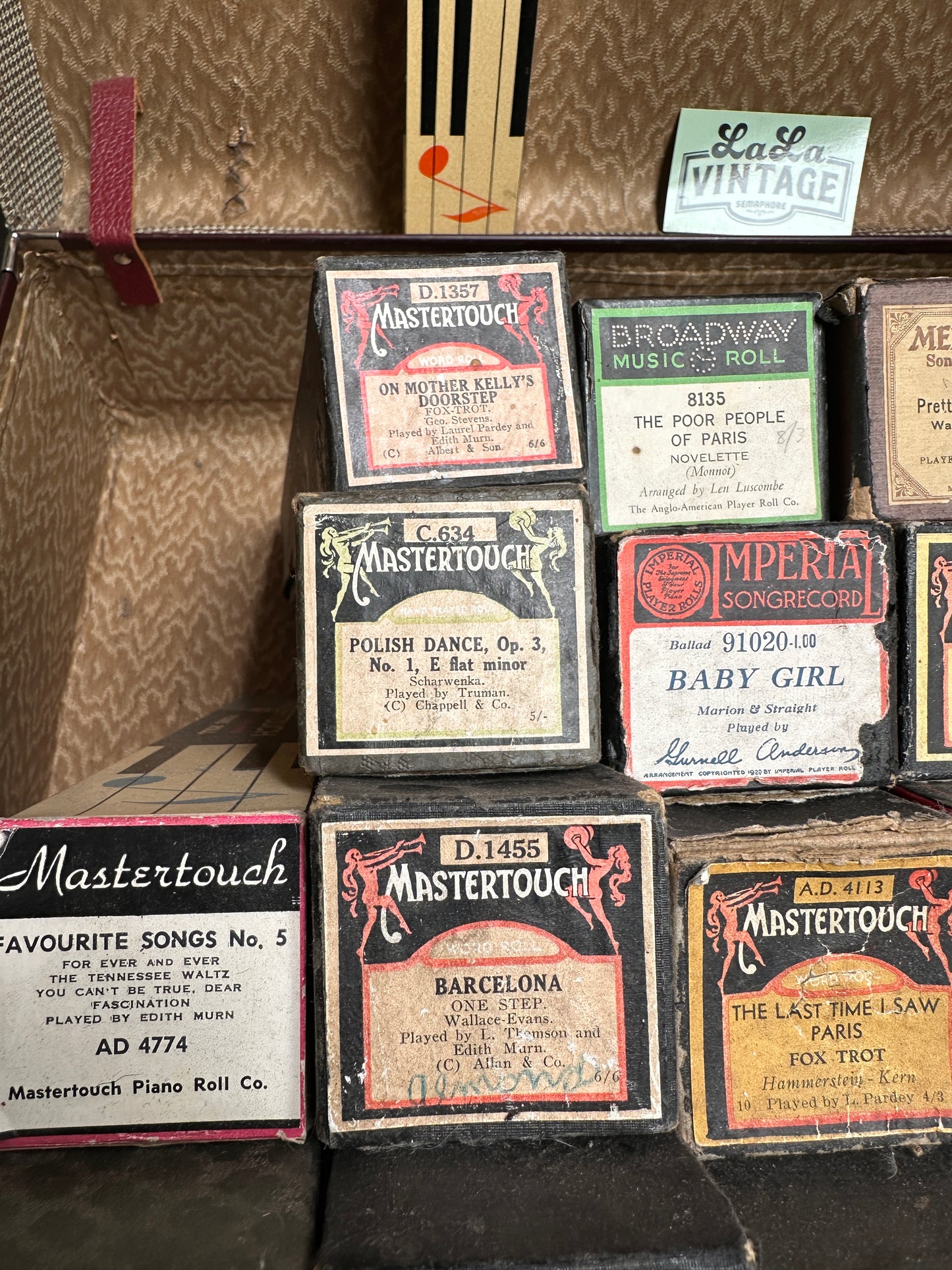 Antique Pianola Rolls, Sold Separately