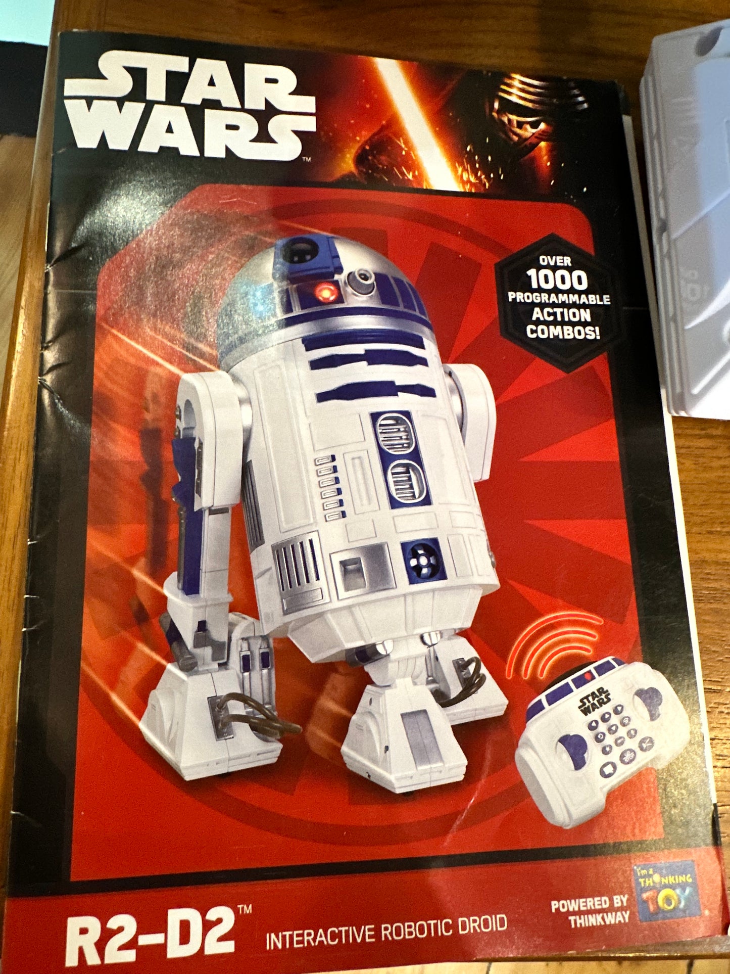 Star Wars R2-D2 Interactive Robotic Droid with remote and instruction manual