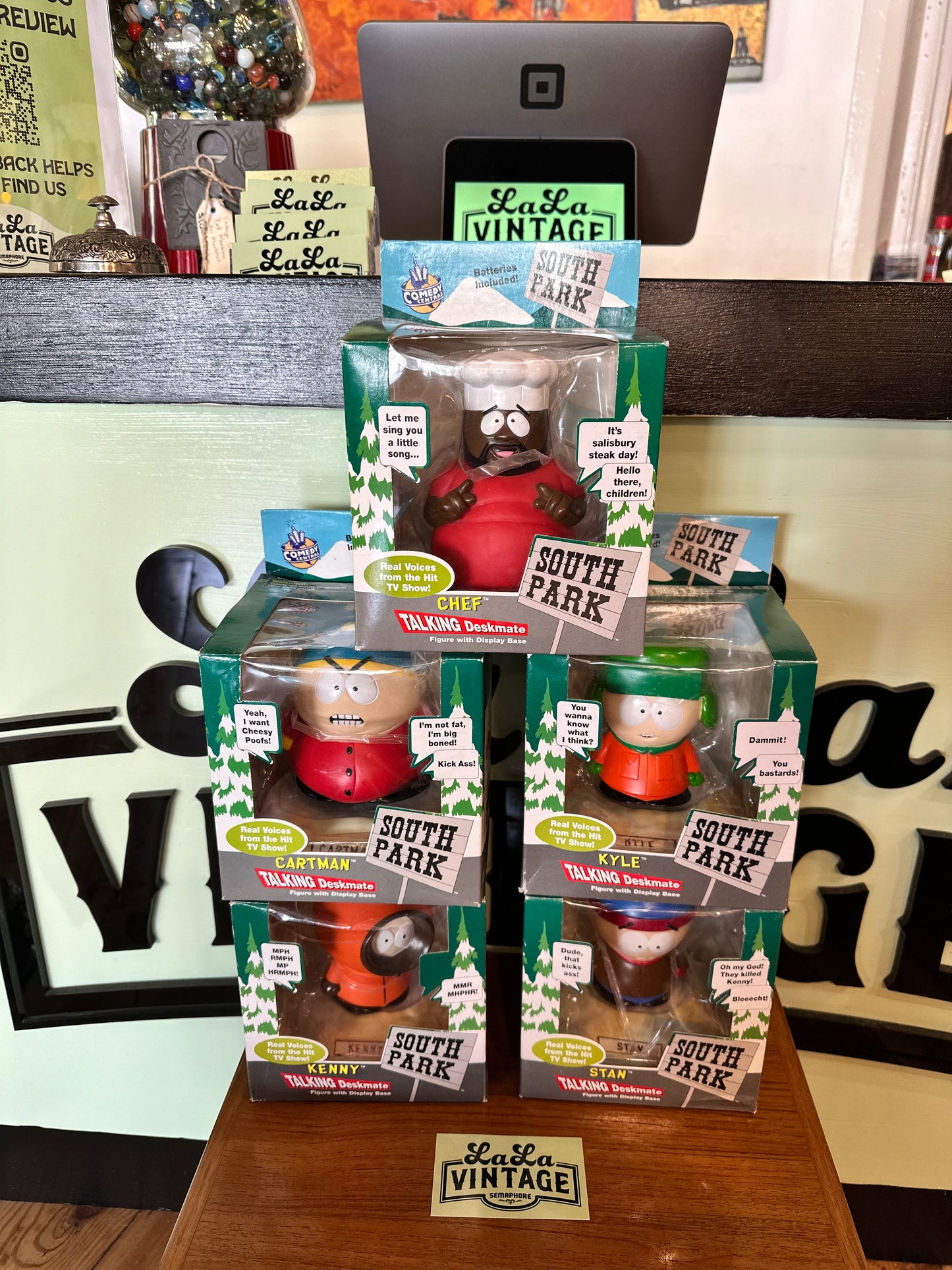 South Park Talking Deskmate Figures, in Original Boxes