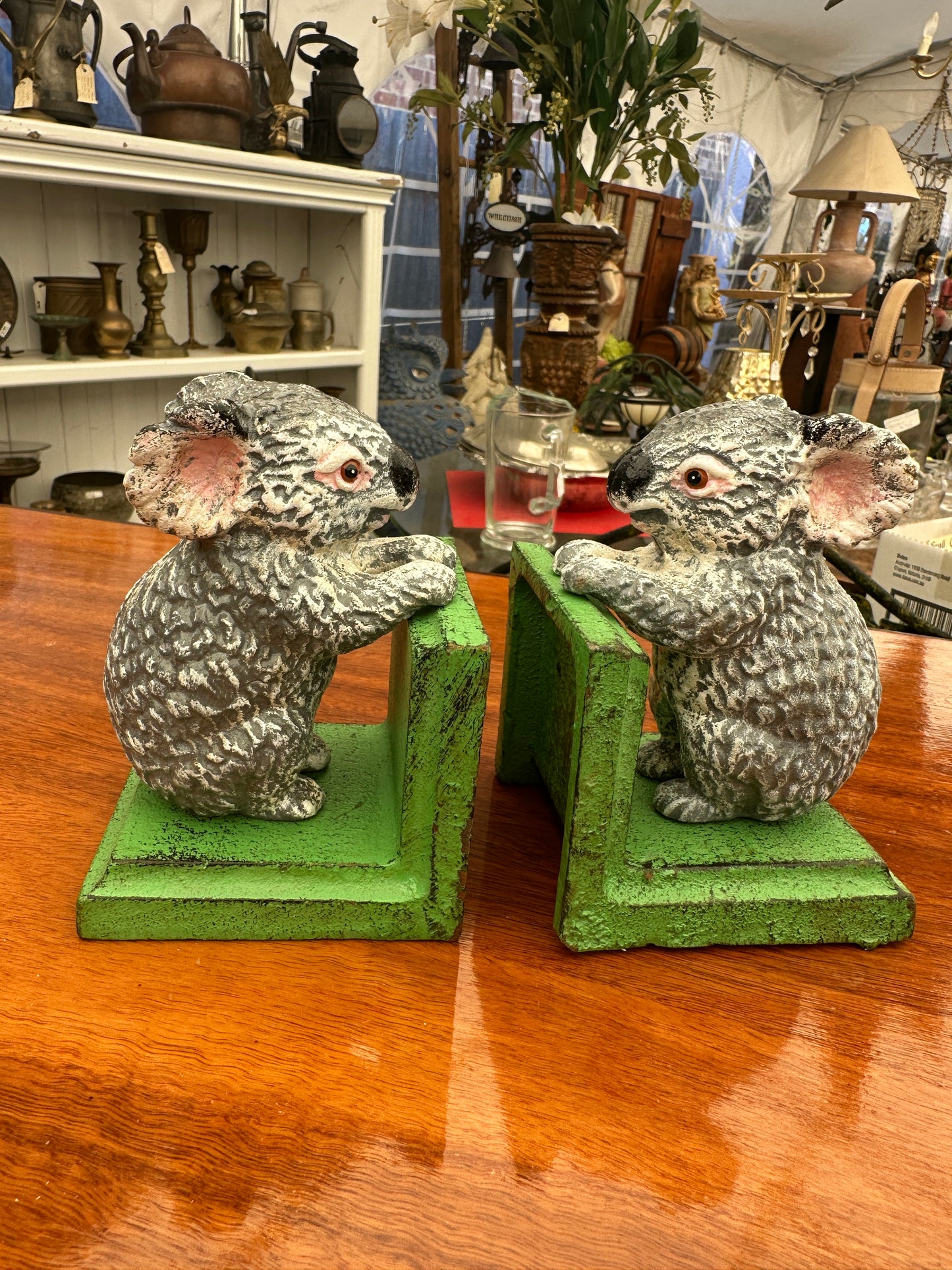 Cast Iron Koala Bookends