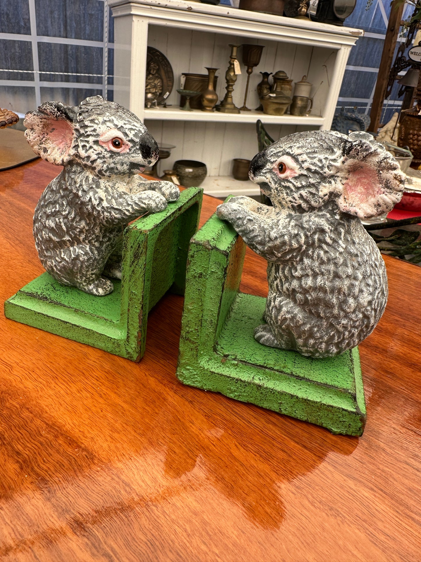 Cast Iron Koala Bookends