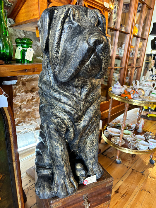 David Bromley Shar Pei Dog Sculpture Statue