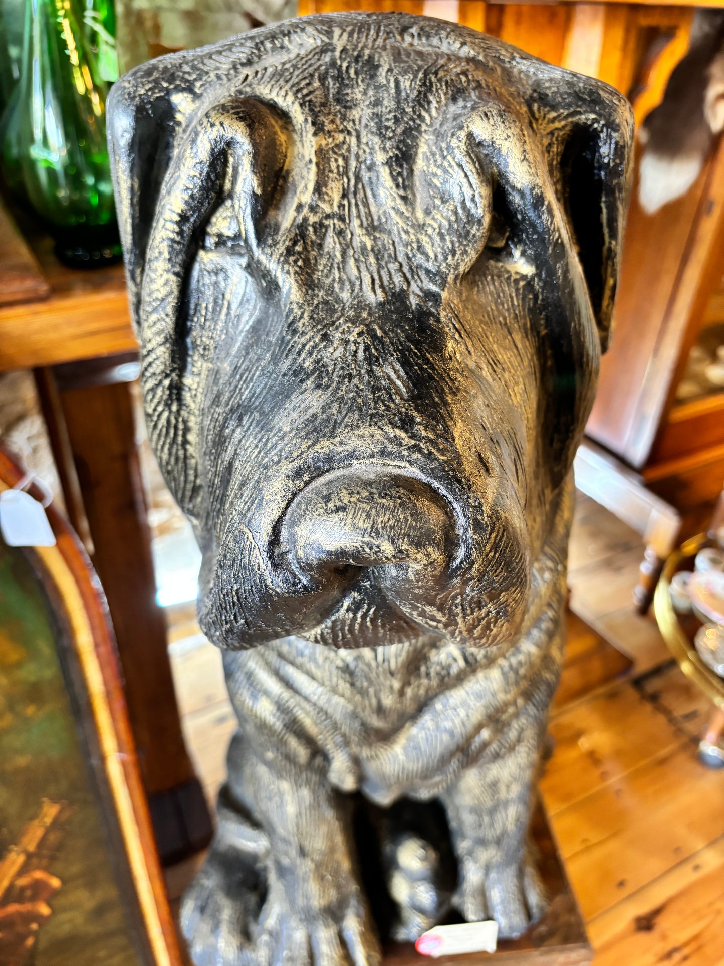 David Bromley Shar Pei Dog Sculpture Statue