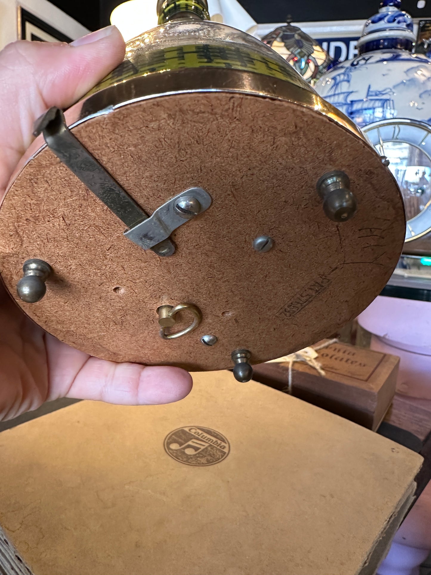 Vintage Musical Decanter with Dancing Couple