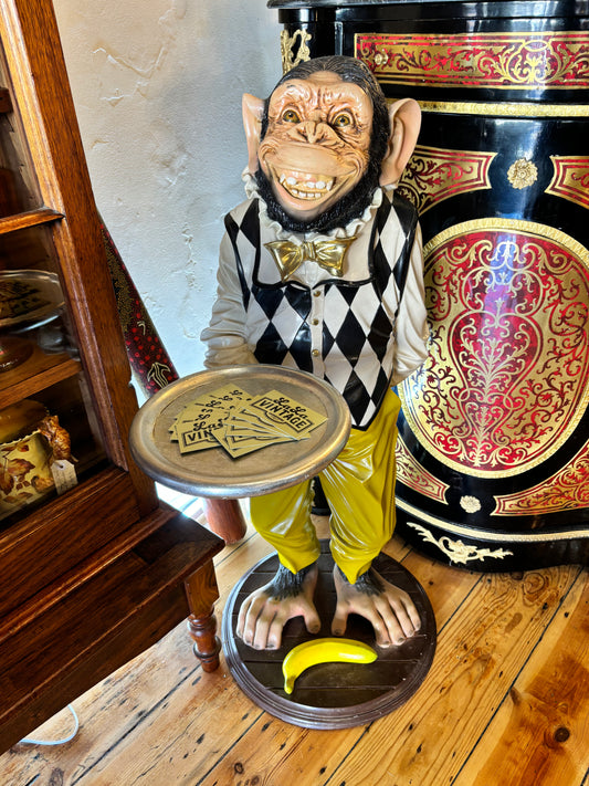 Monkey Butler With Serving Tray