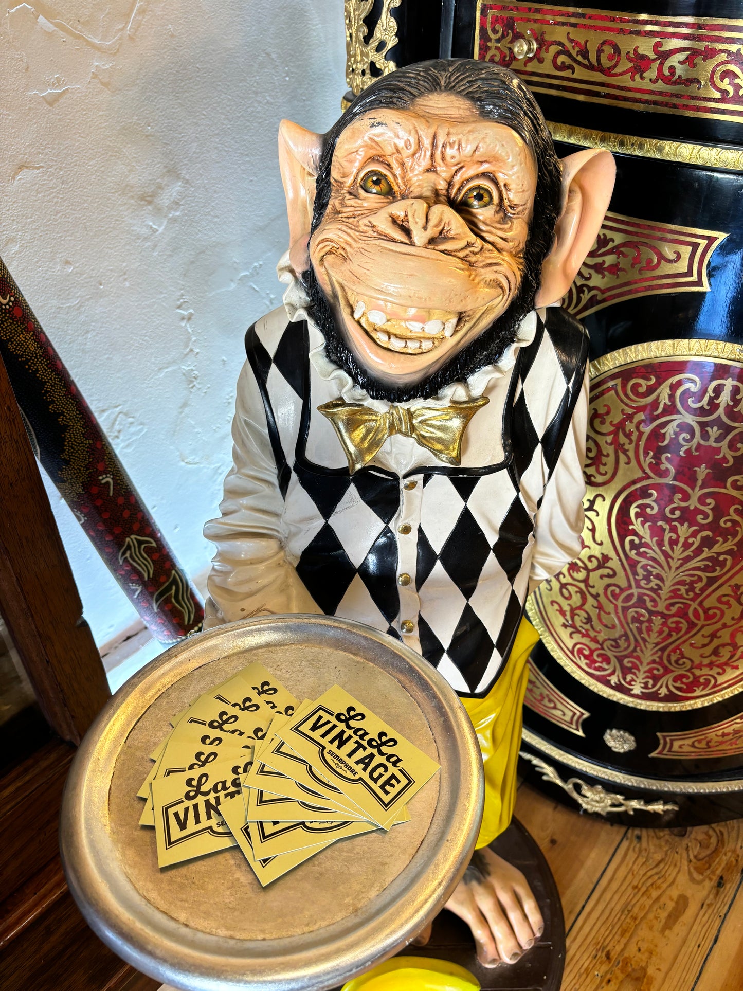 Monkey Butler With Serving Tray