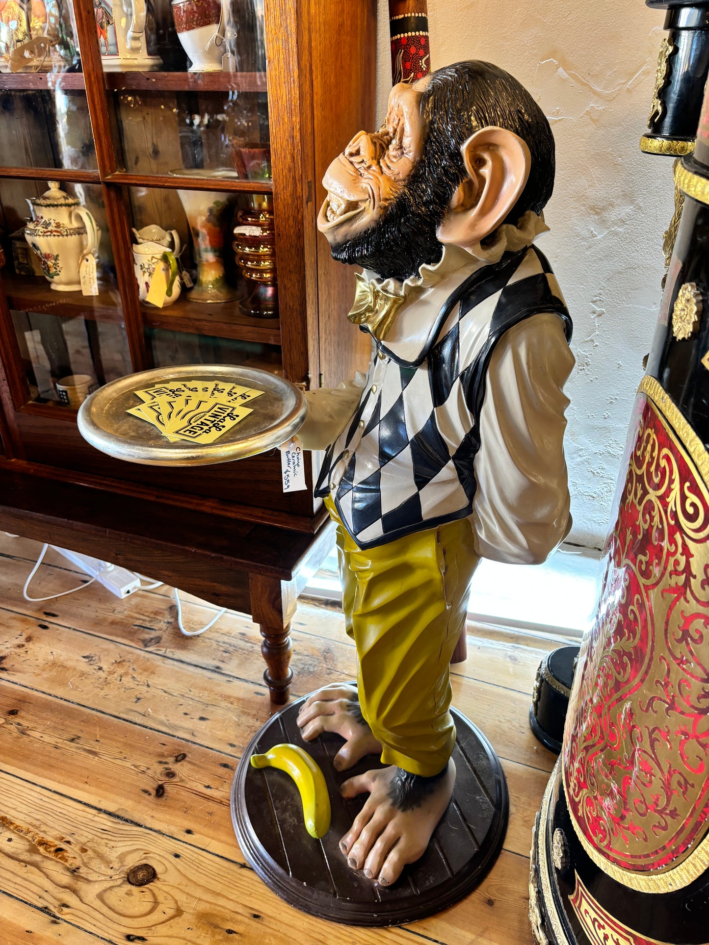 Monkey Butler With Serving Tray