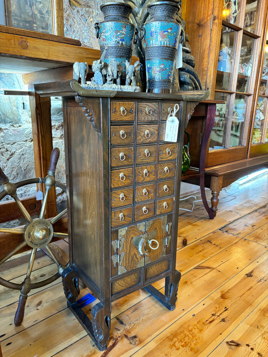 Chinese Medicine Apothecary Cabinet