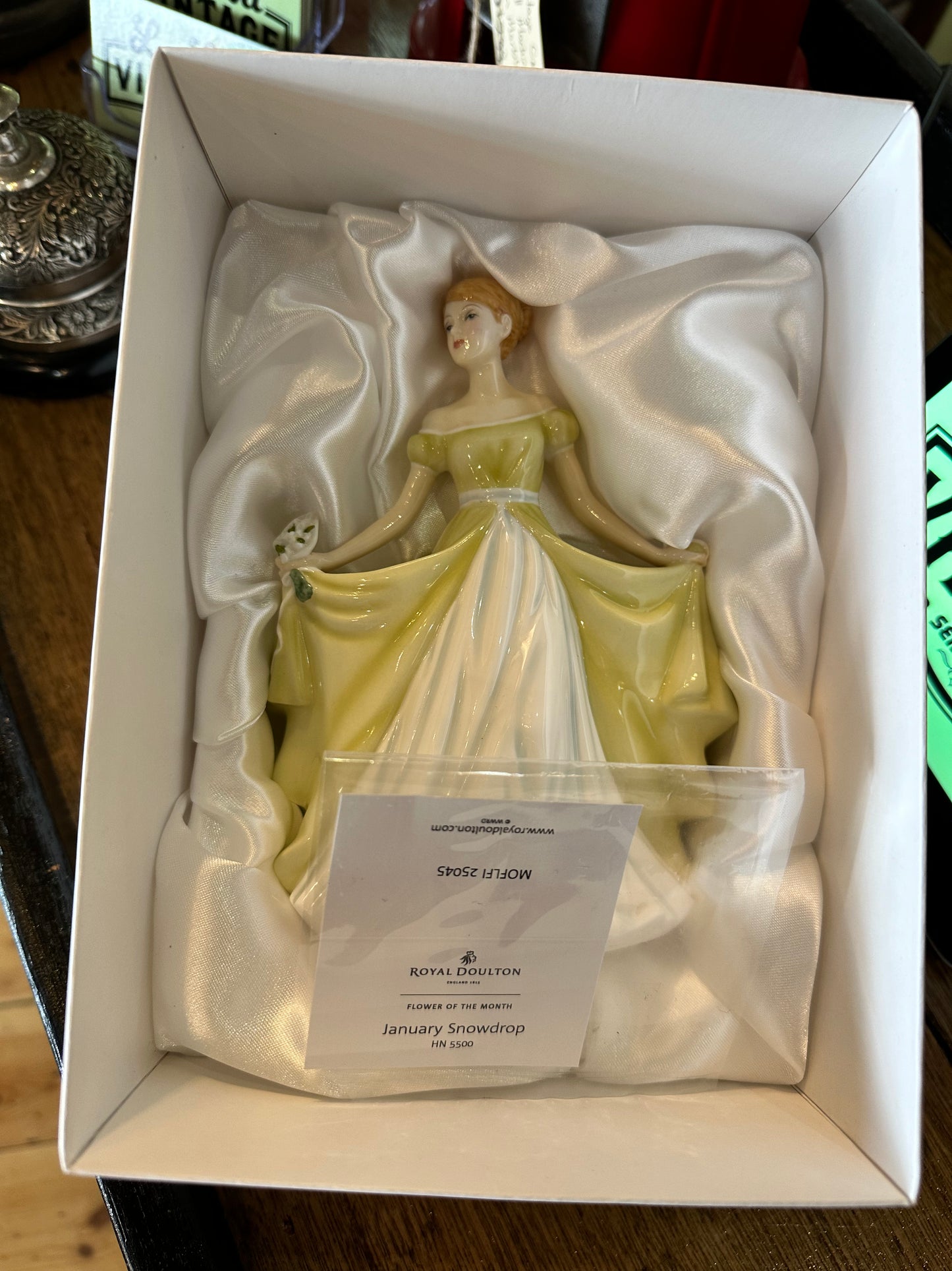 Royal Doulton Flower of The Month January Figurine