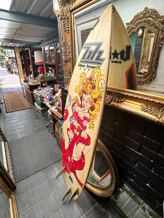 Vintage Blue Hawaii 6’3” Surfboard