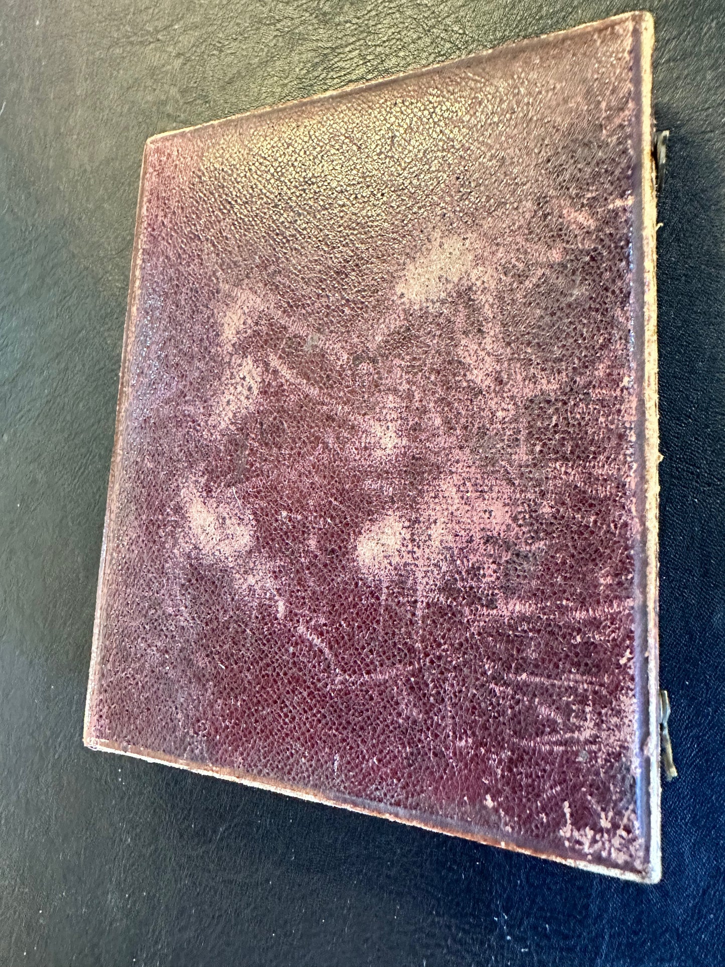 Antique Daguerreotype Portrait c.1850 in Leather Embossed Case