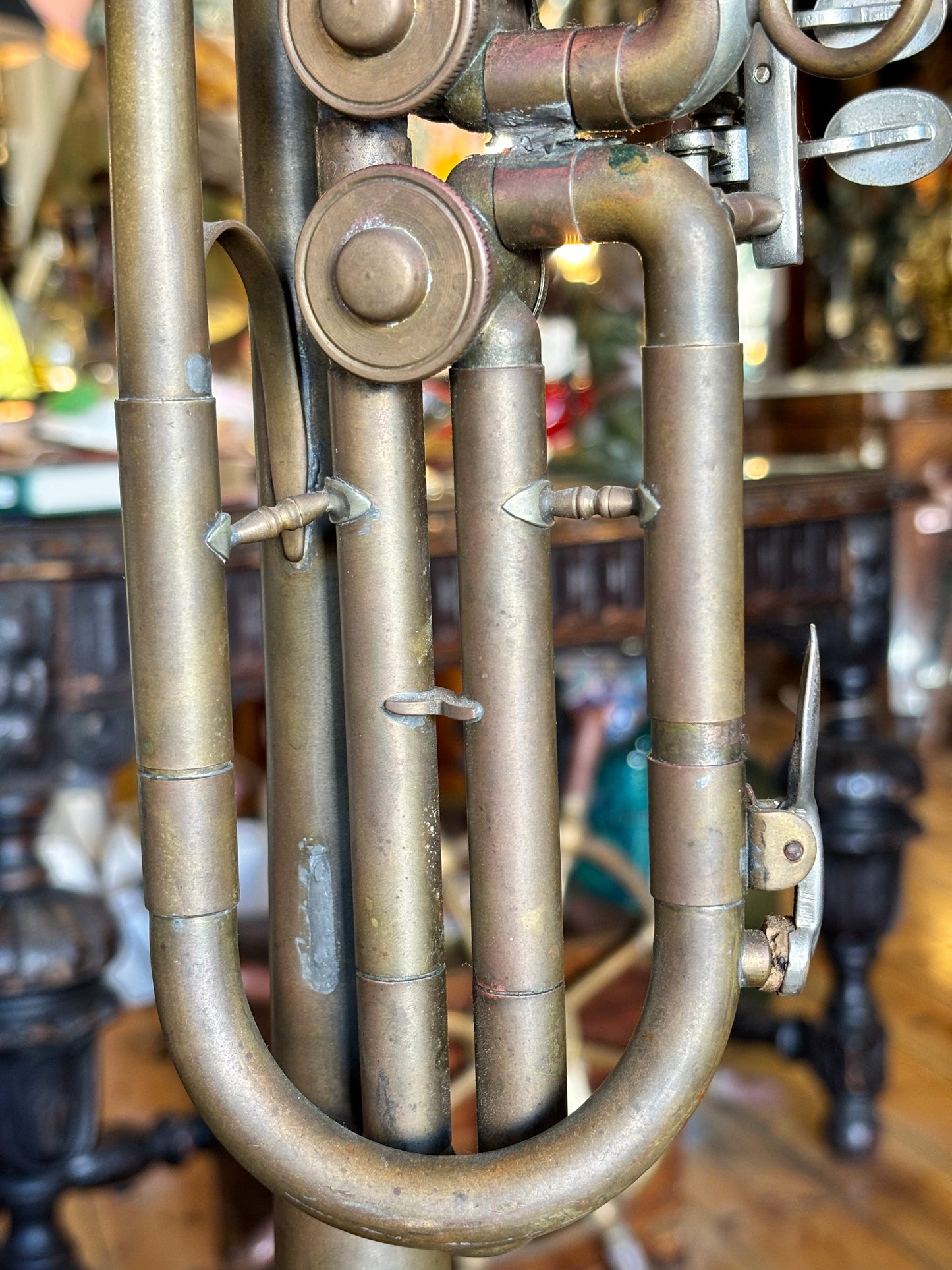 Soviet Military Trumpet With Rotary Valves