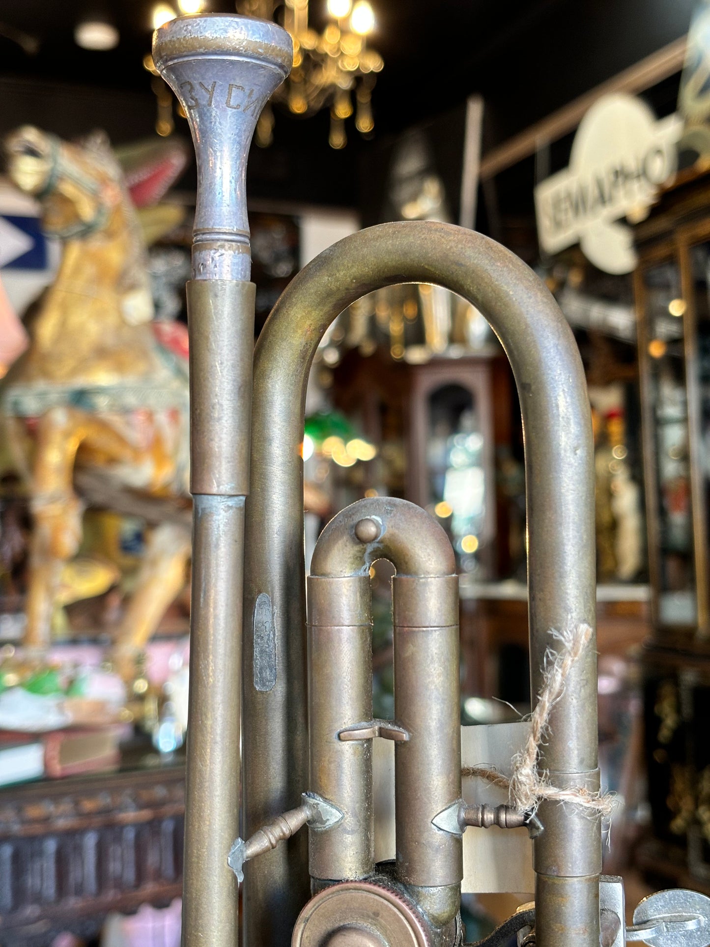 Soviet Military Trumpet With Rotary Valves