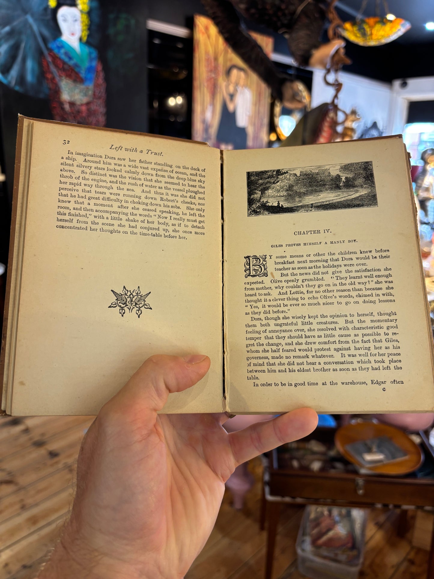 Book - Left With A Trust - Nellie Hellis c1899, London