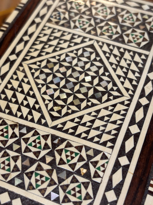 Handcrafted Middle Eastern Inlaid Musical Box – Plays “Swedish Rhapsody”