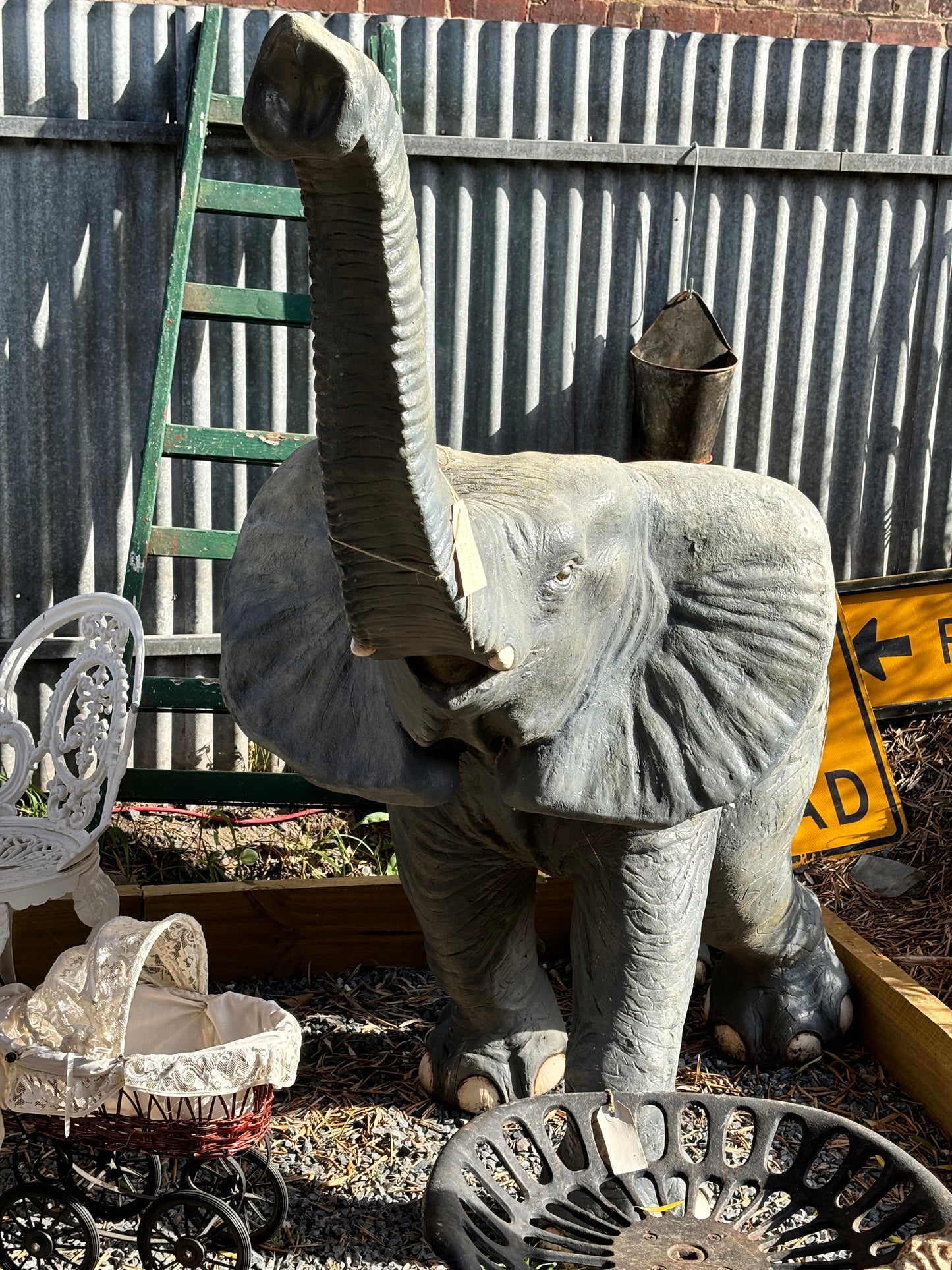 Stampy The Baby - Fibreglass Elephant Statue