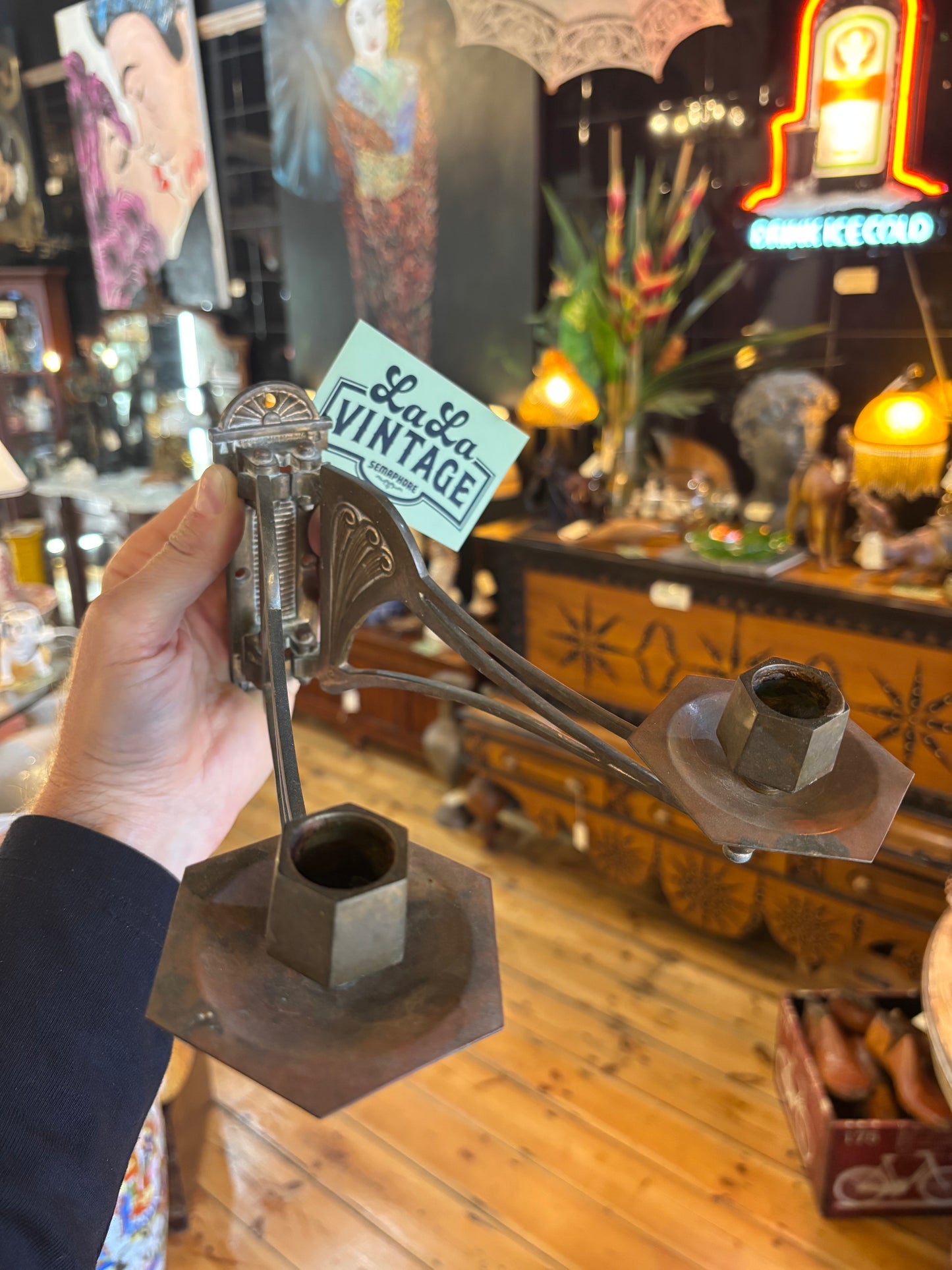 Wall Sconce 1920s Art Deco CAM Compagnie des Arts Mécaniques