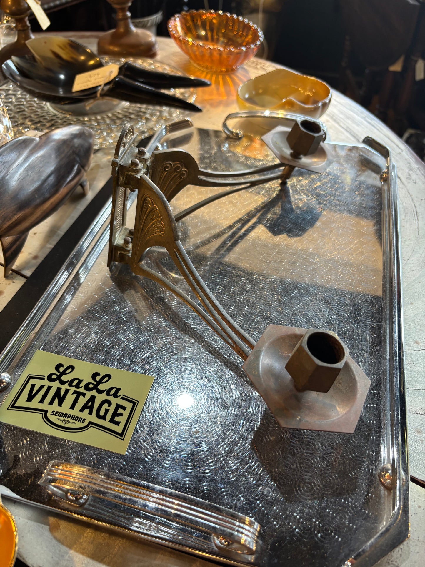 Wall Sconce 1920s Art Deco CAM Compagnie des Arts Mécaniques