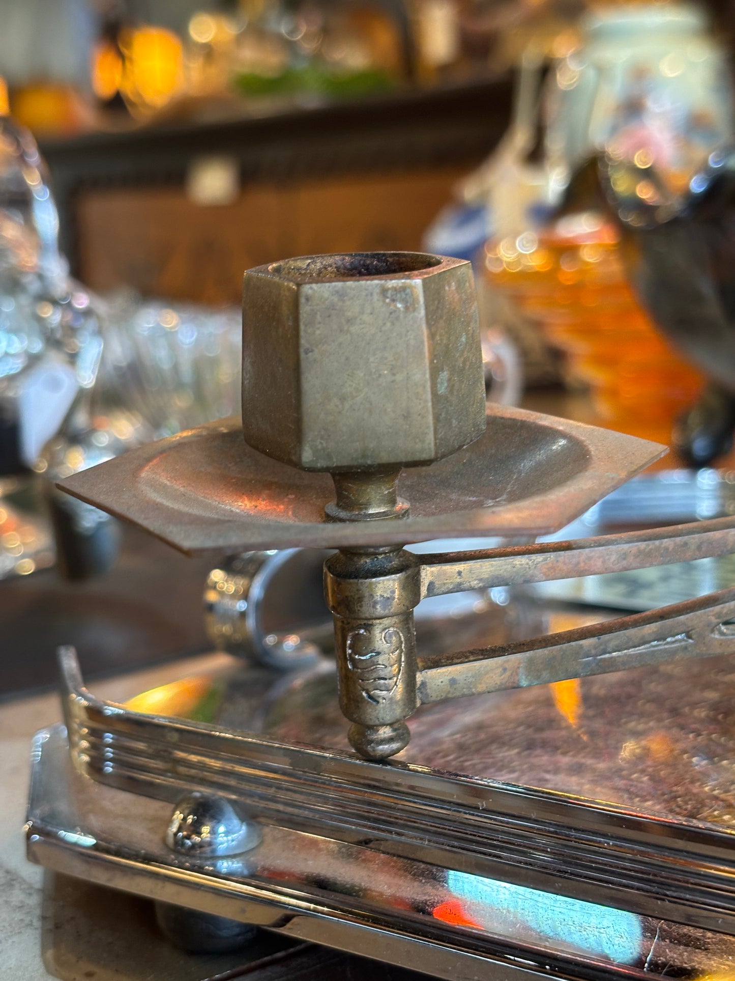 Wall Sconce 1920s Art Deco CAM Compagnie des Arts Mécaniques