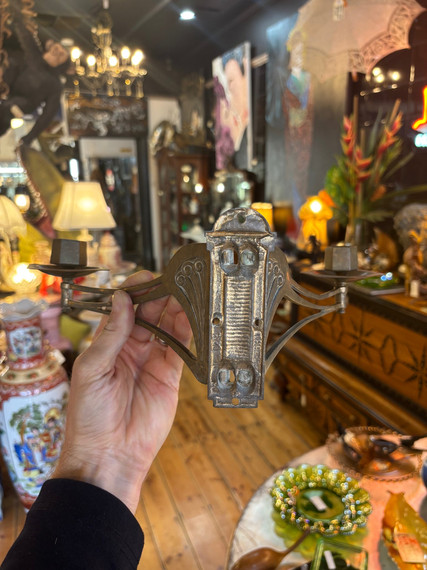 Wall Sconce 1920s Art Deco CAM Compagnie des Arts Mécaniques