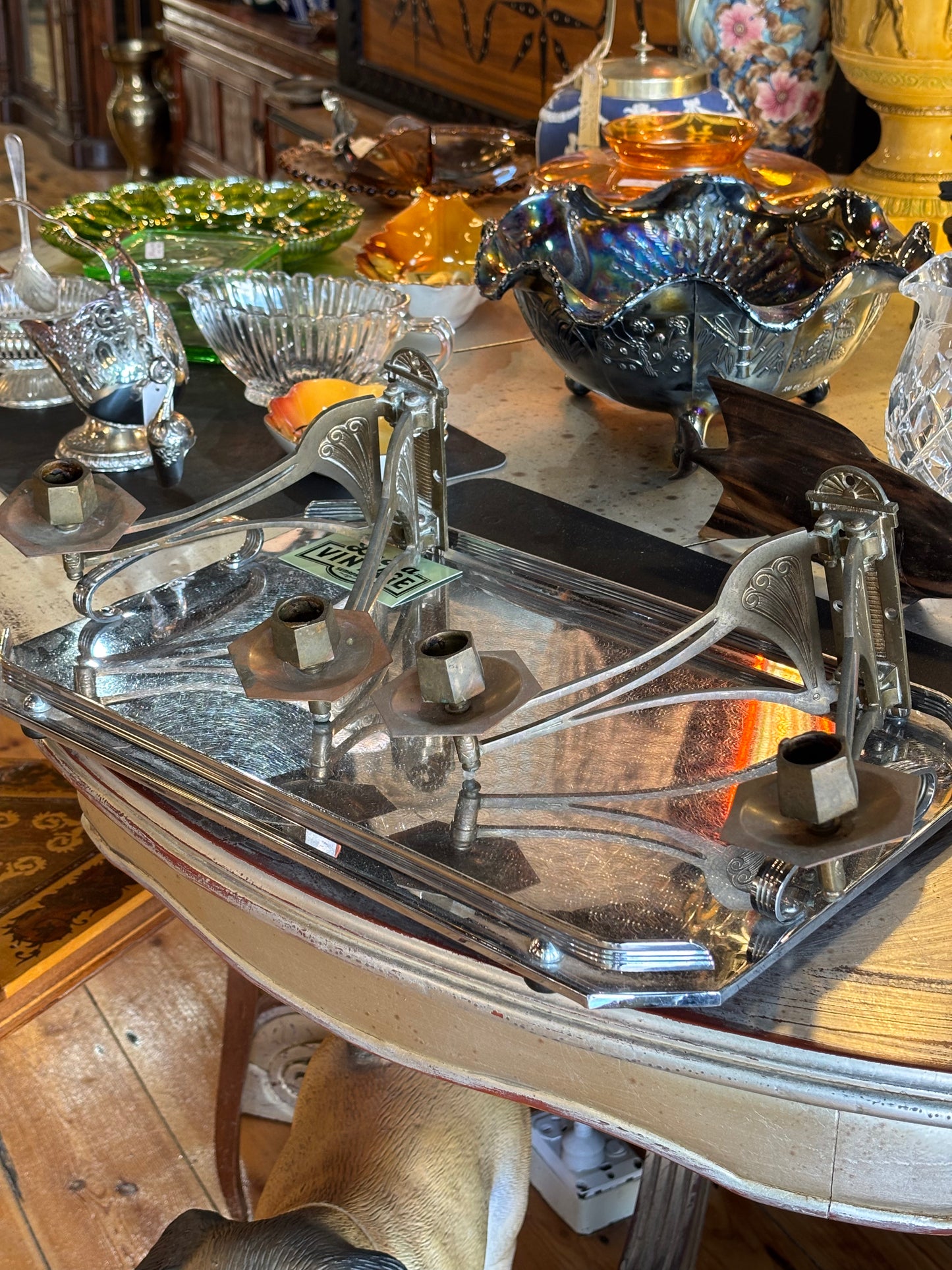 Wall Sconce 1920s Art Deco CAM Compagnie des Arts Mécaniques