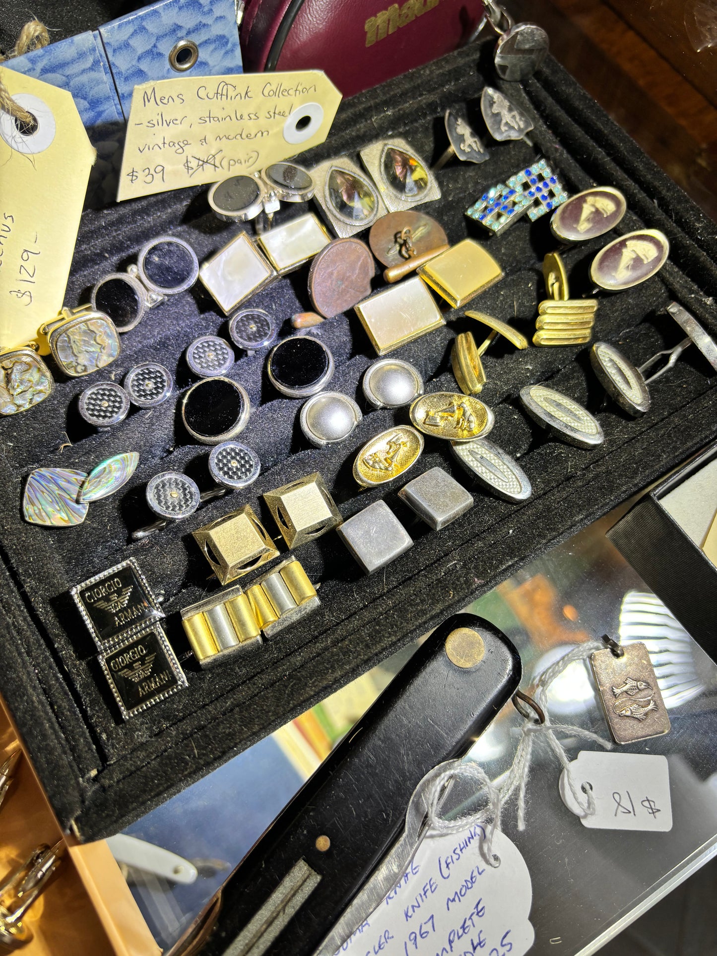 Vintage Horse Head And Horseshoe Cufflinks