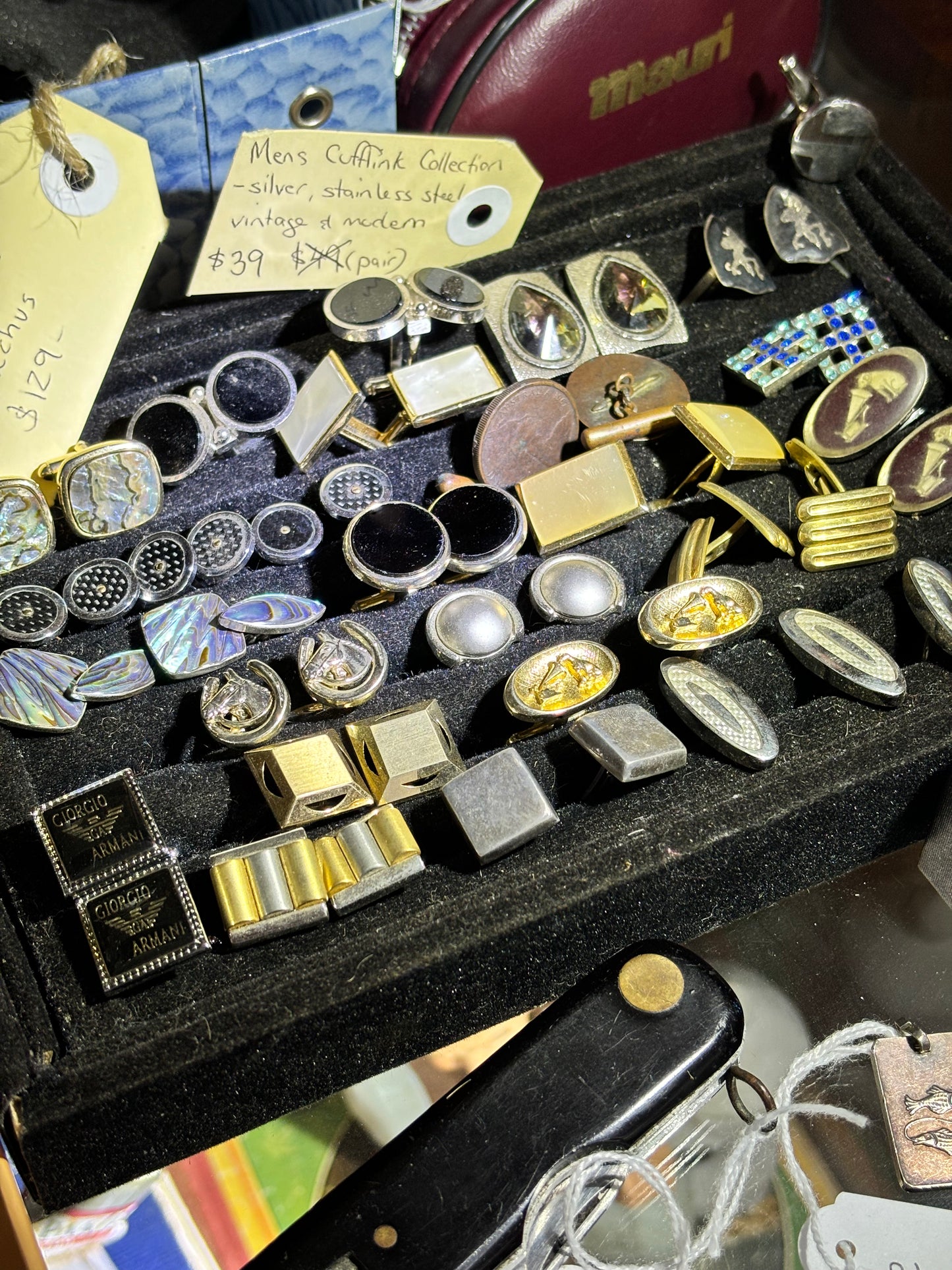 Vintage Horse Head And Horseshoe Cufflinks