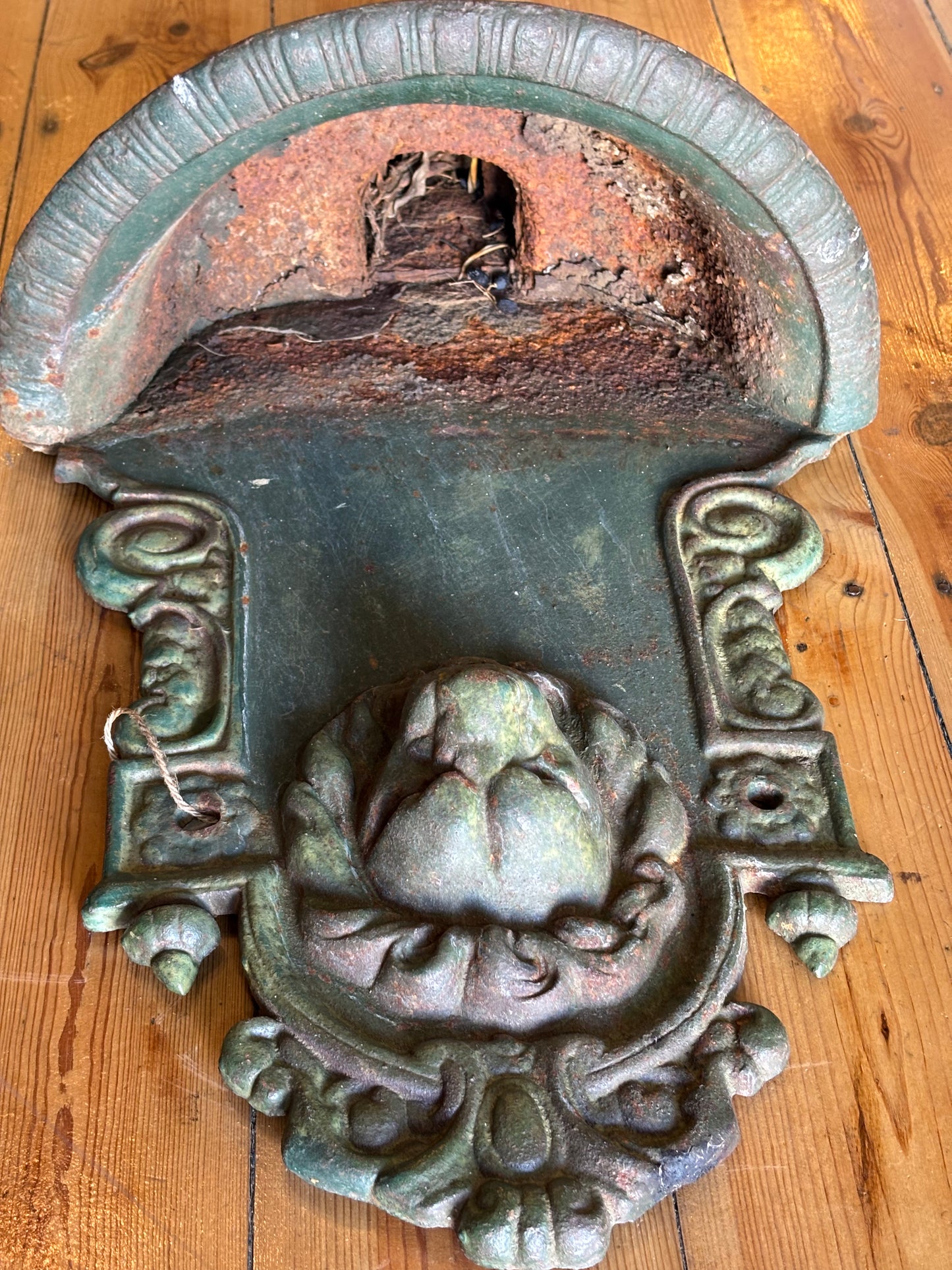 Antique Cast Iron Lion’s Head Wall Fountain 74cm Tall French/Italian Style