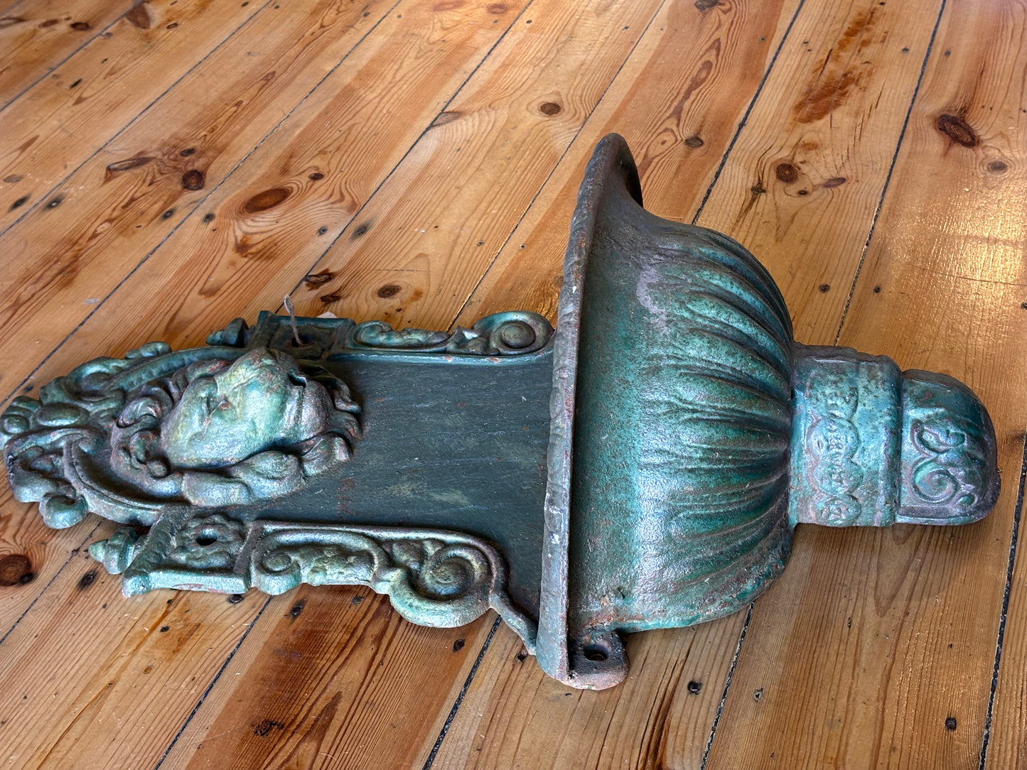 Antique Cast Iron Lion’s Head Wall Fountain 74cm Tall French/Italian Style