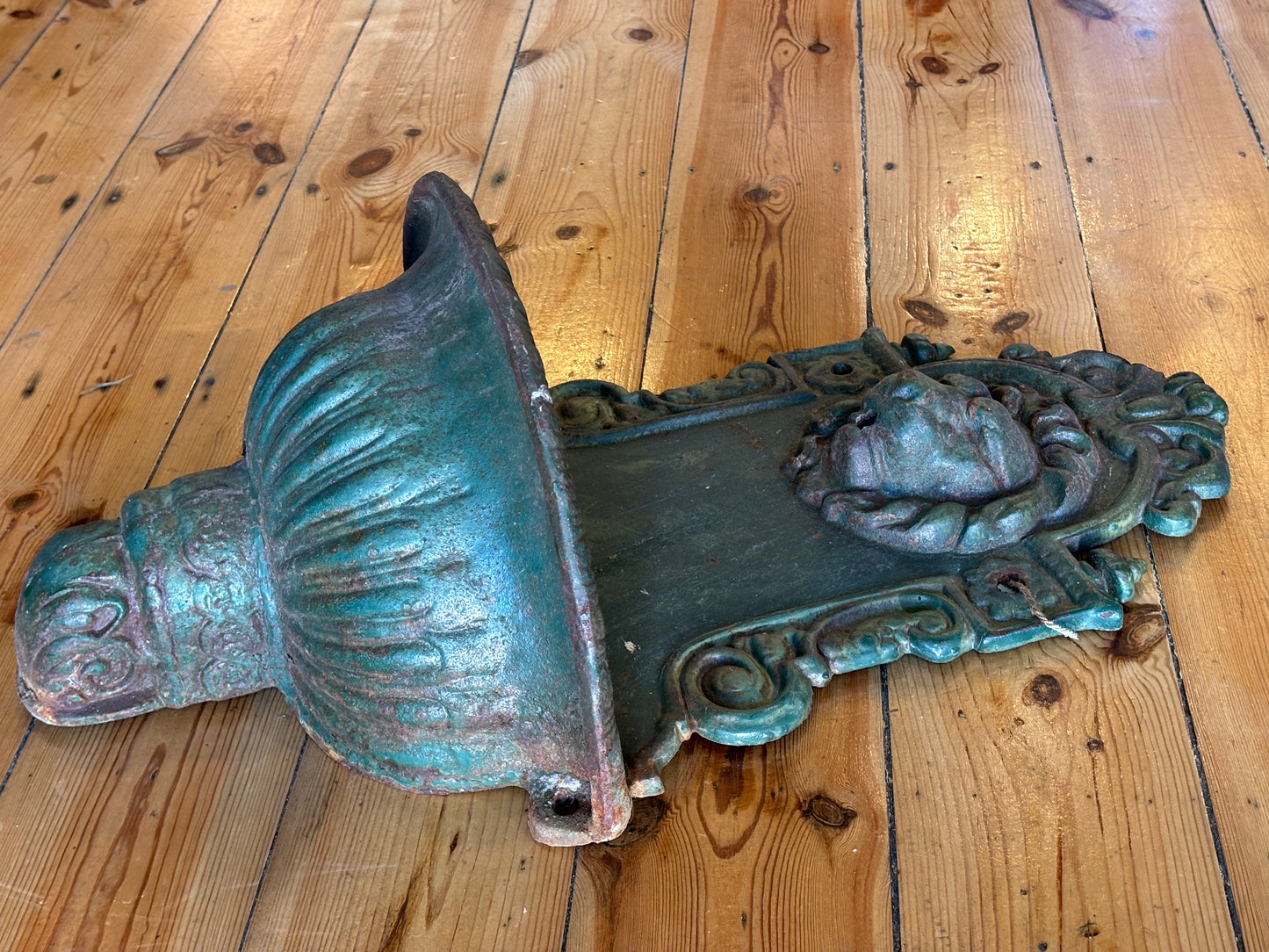 Antique Cast Iron Lion’s Head Wall Fountain 74cm Tall French/Italian Style