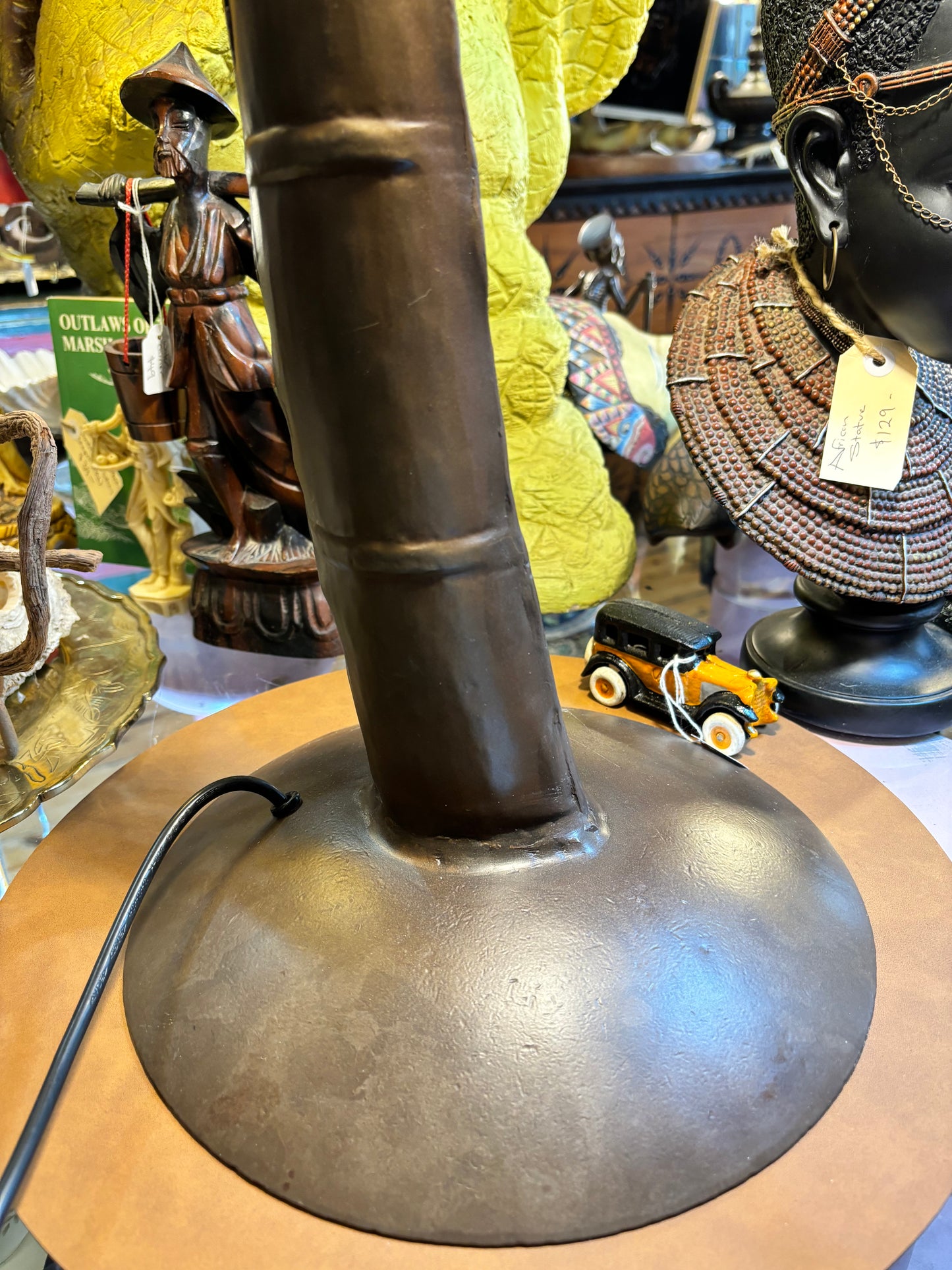 Bronze Palm Lamp