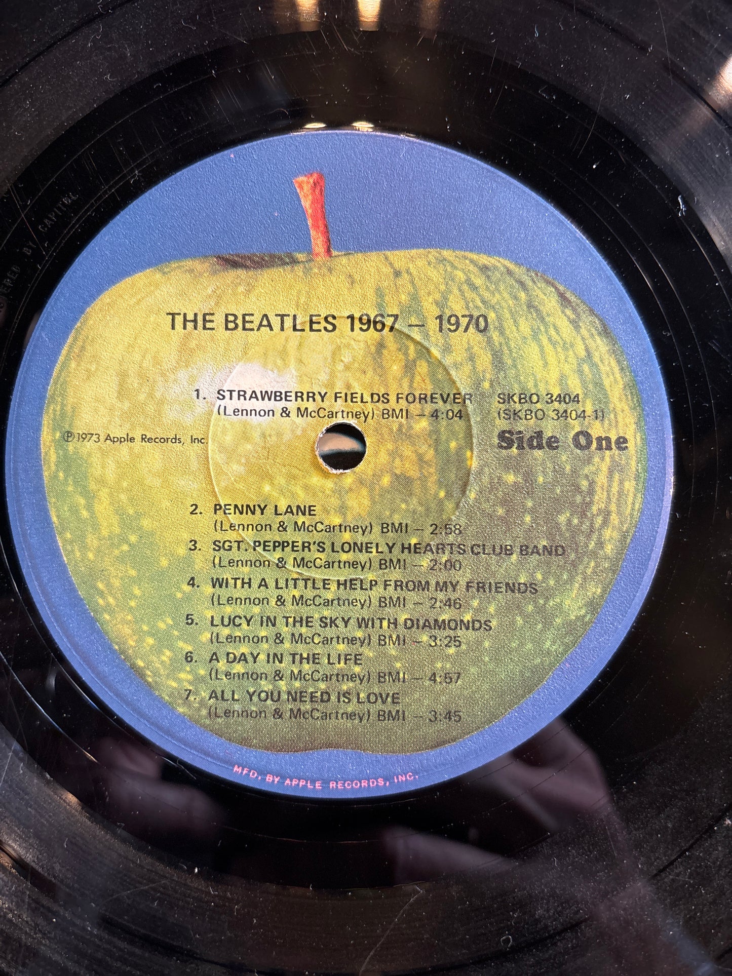 The Beatles 1967–1970 (Blue Album) – 2LP Apple Records 1973