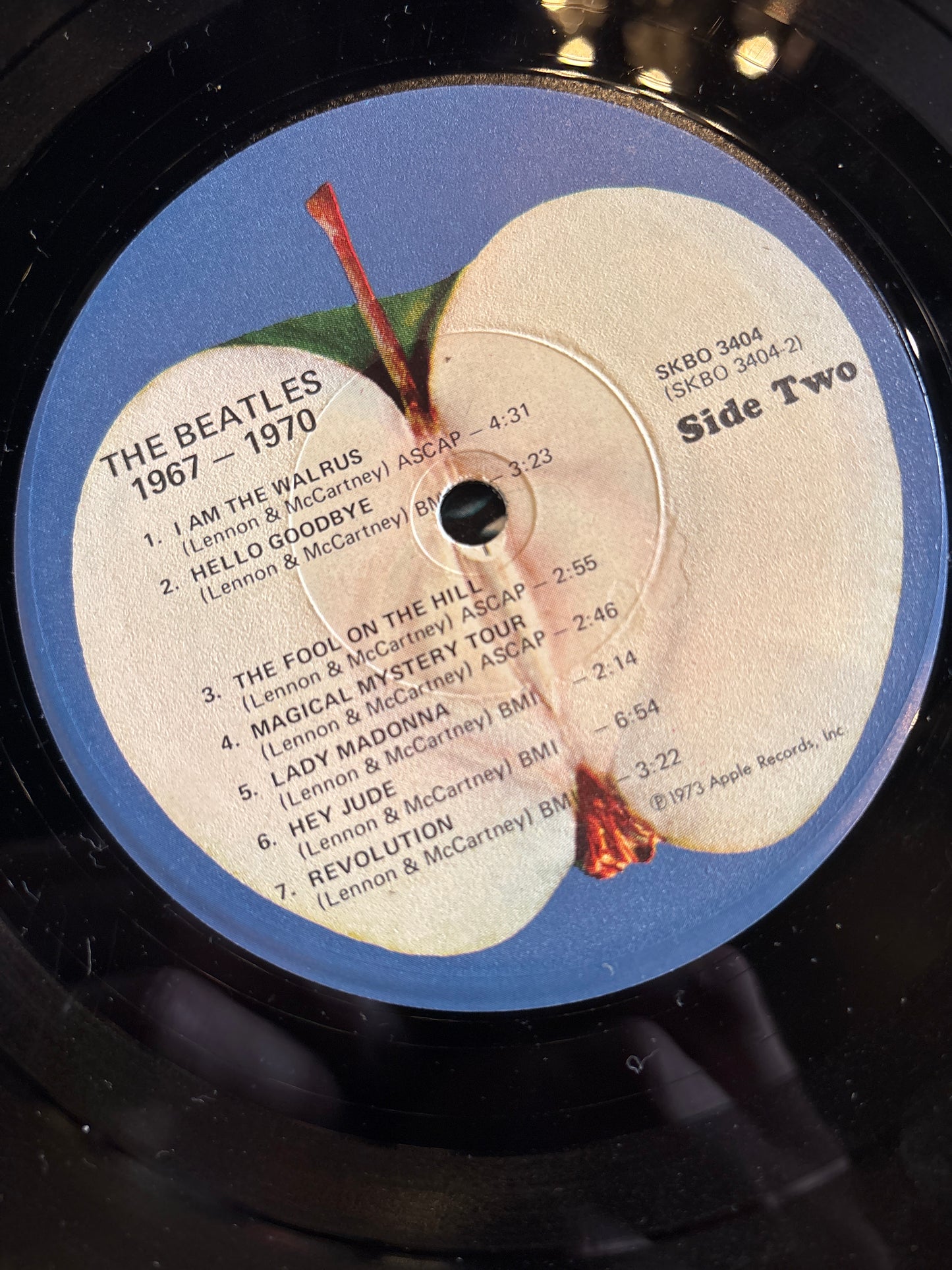 The Beatles 1967–1970 (Blue Album) – 2LP Apple Records 1973
