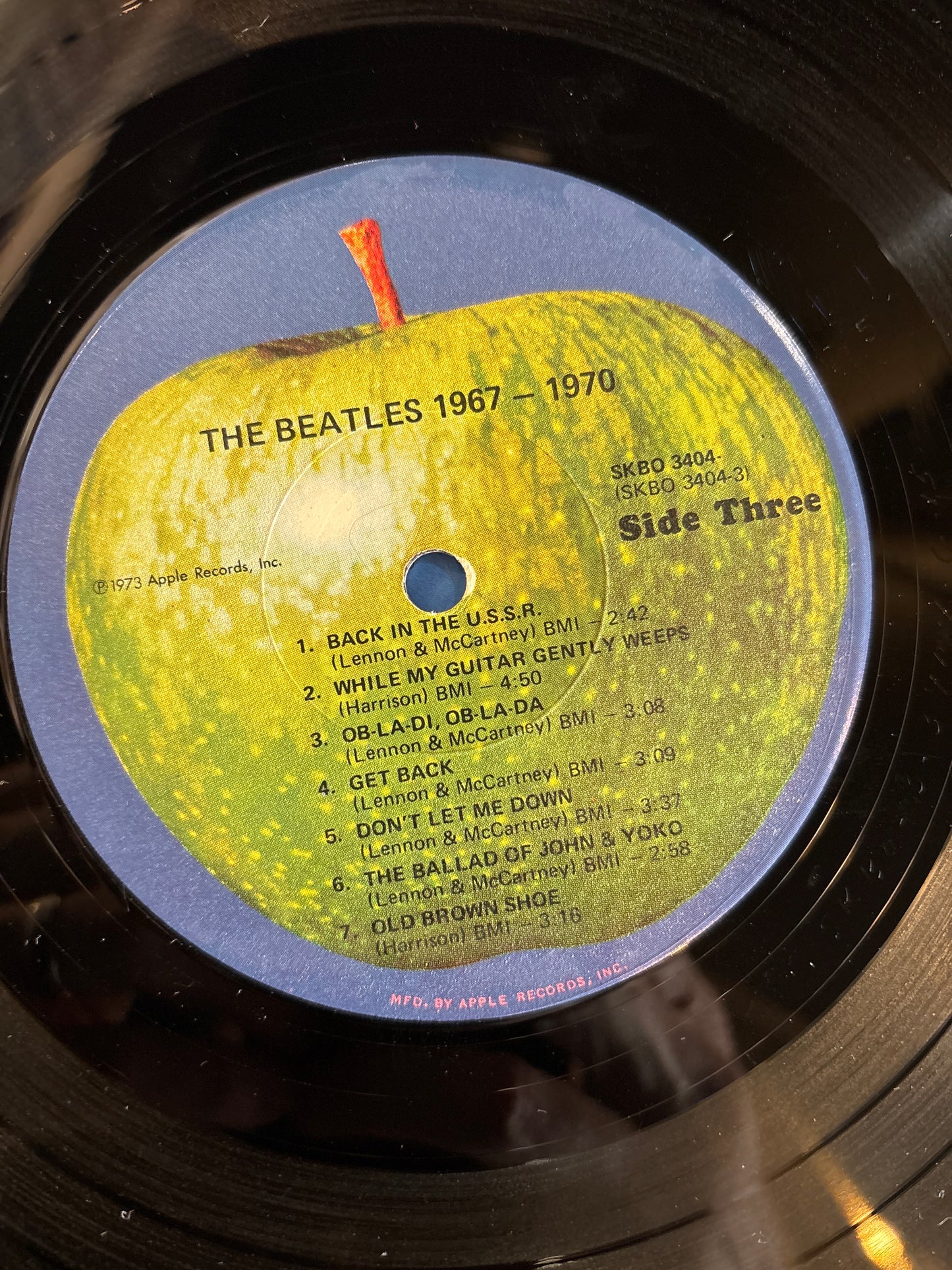 The Beatles 1967–1970 (Blue Album) – 2LP Apple Records 1973