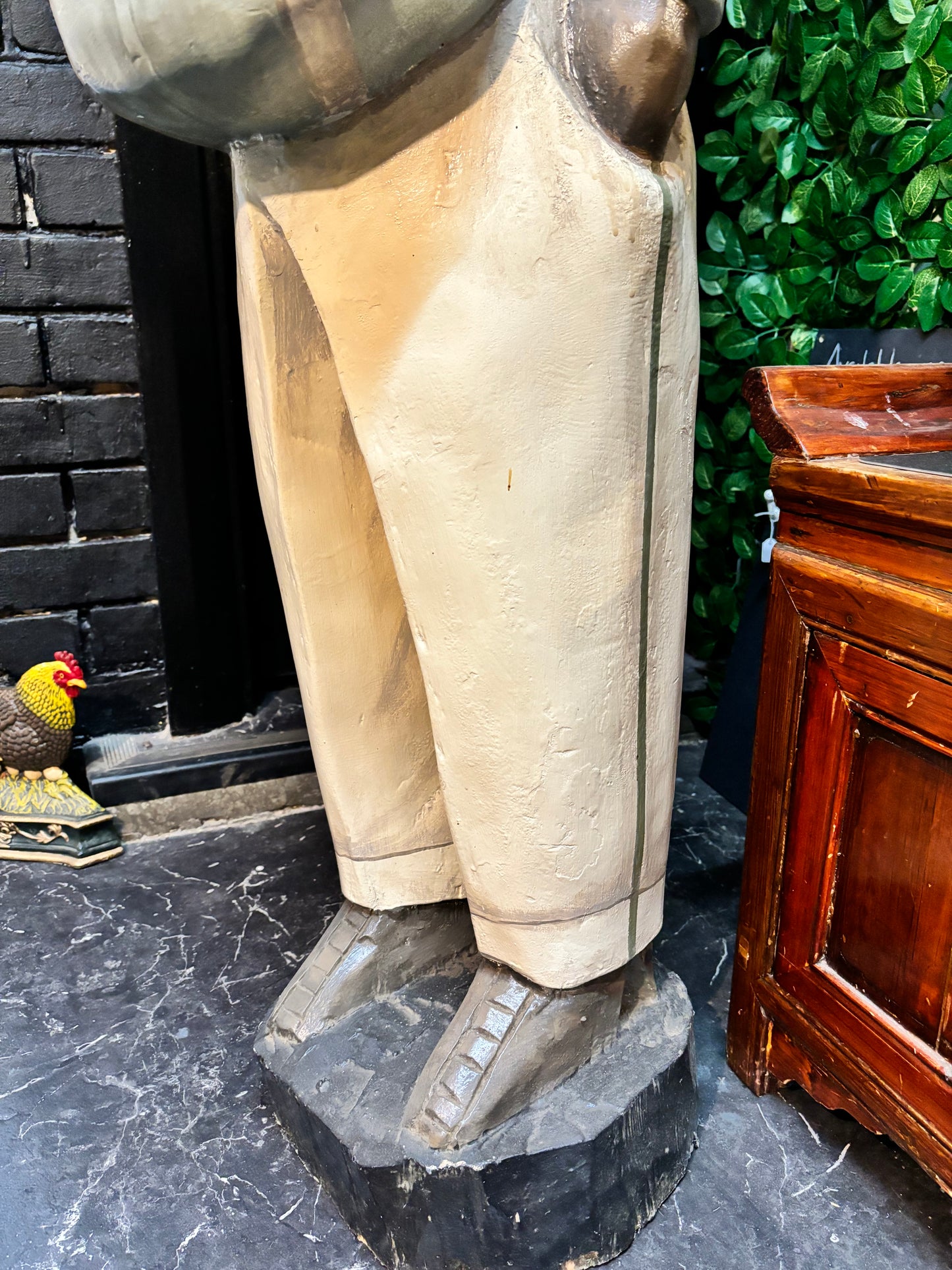 Life Size Wooden Statue