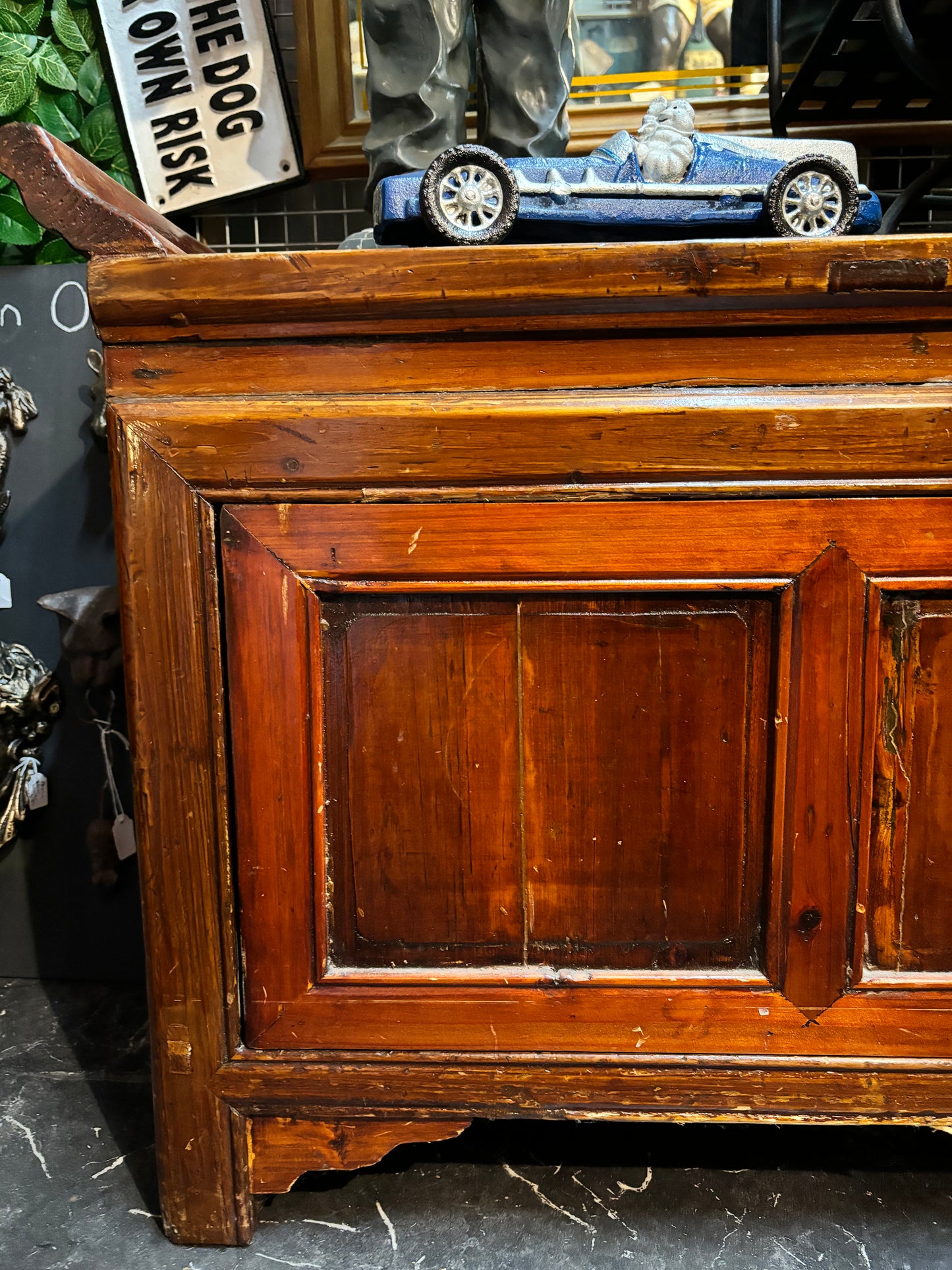 Vintage Asian Low Cabinet TV Unit