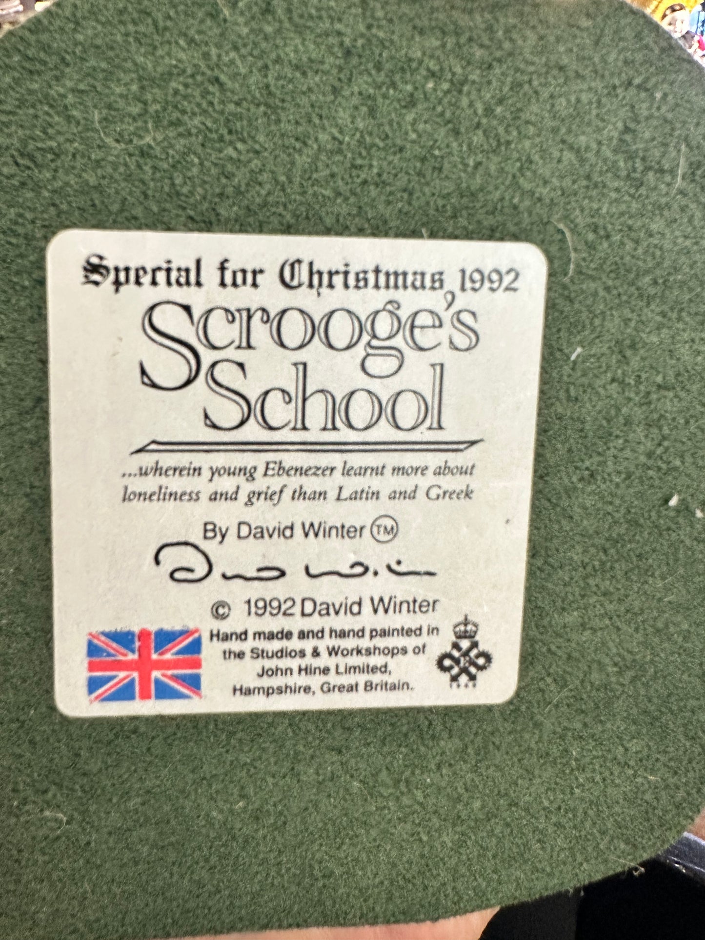 David Winter ‘Scrooges School’ 1992