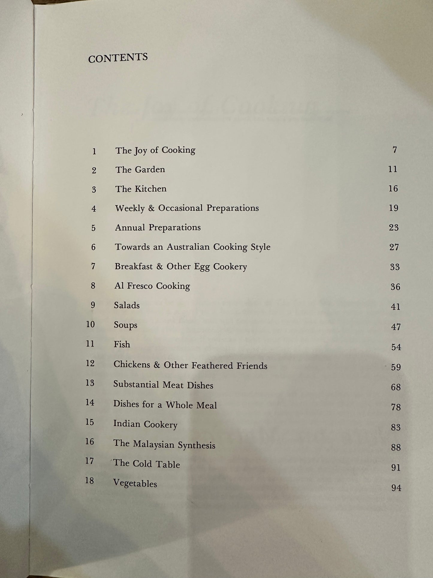 Cookbook, Don Dunstan 1976