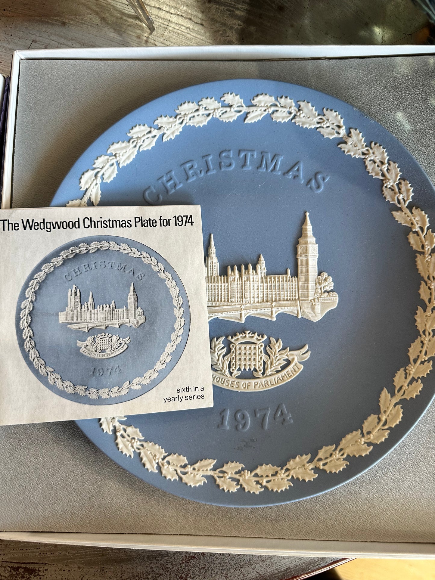 Wedgwood Christmas Plate for 1974