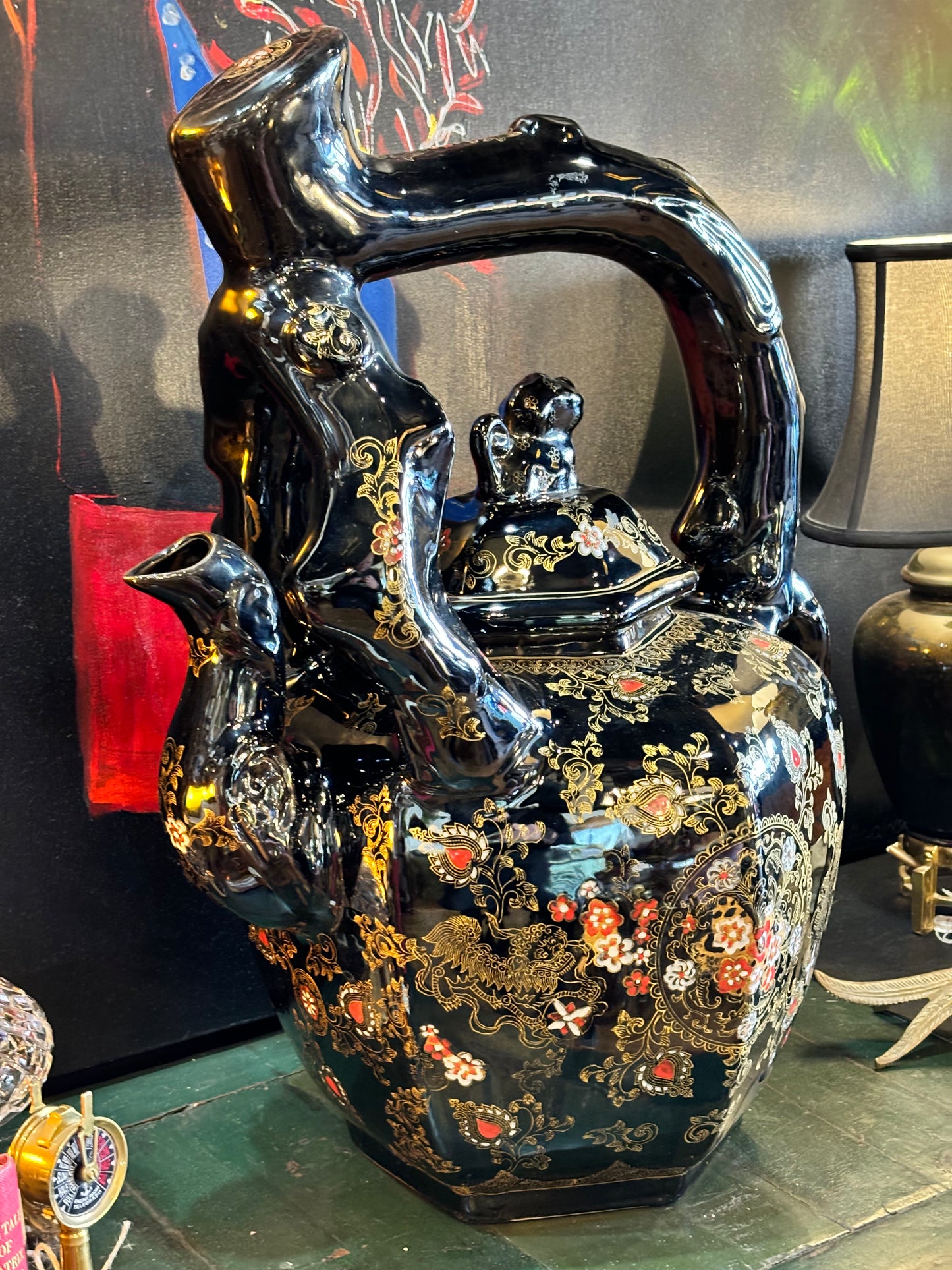 Large Chinese Display Teapot