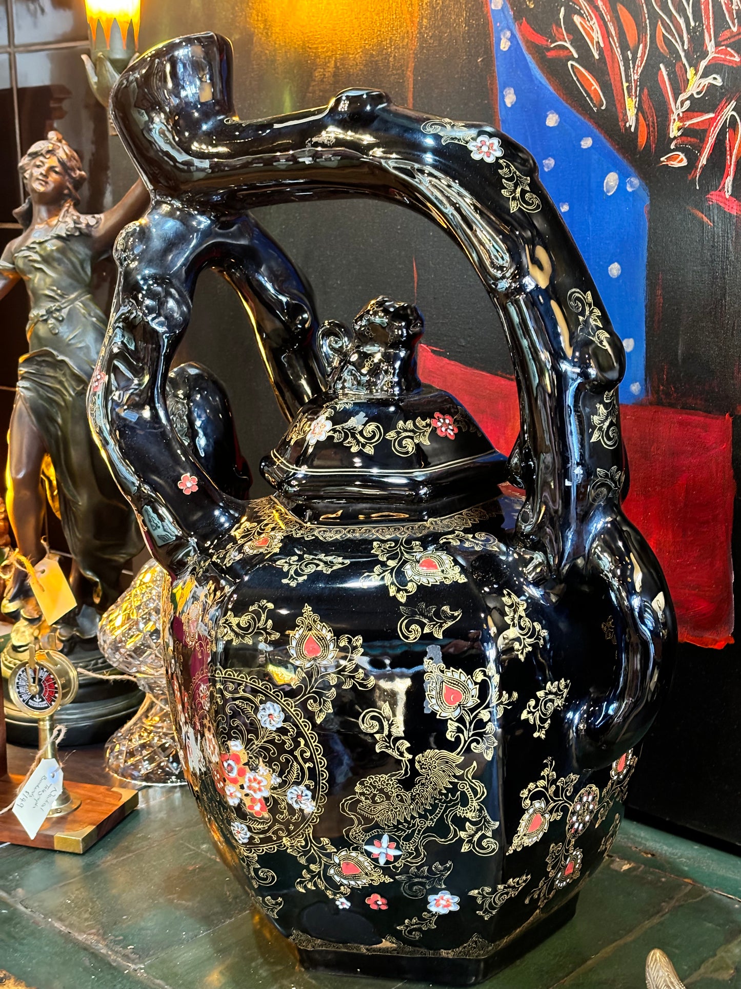 Large Chinese Display Teapot