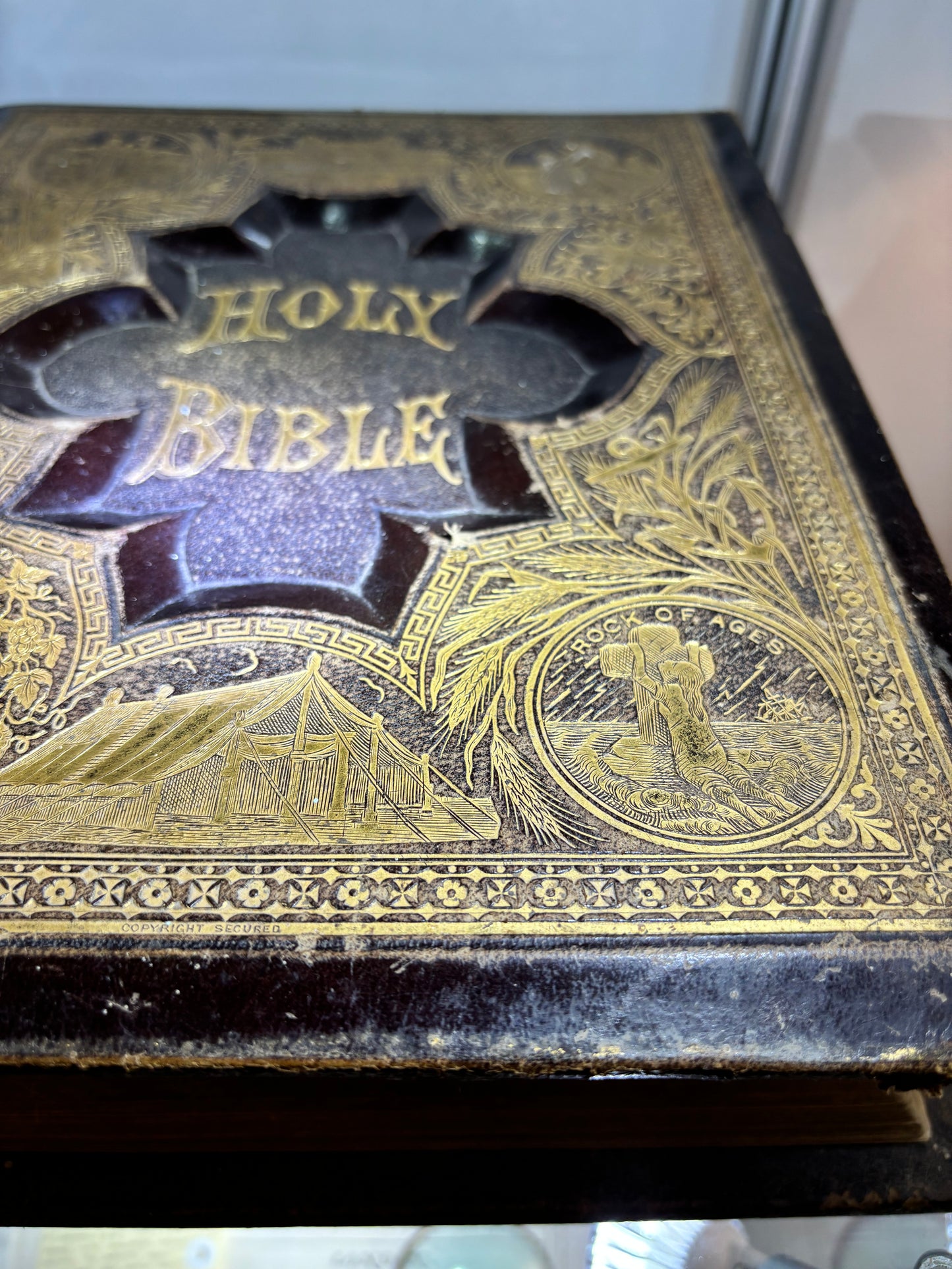 Antique Victorian Bible c1870