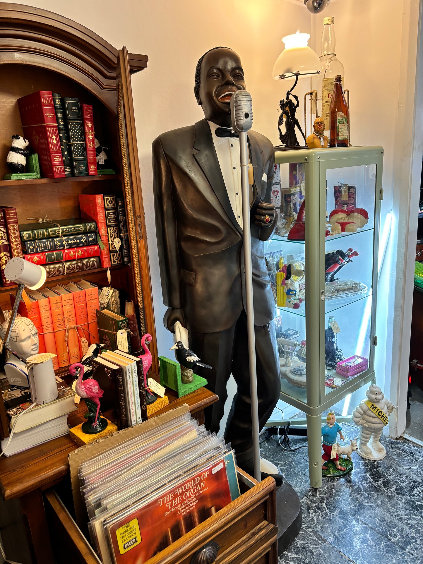 Life Size Louis Armstrong Fibreglass Resin Statue