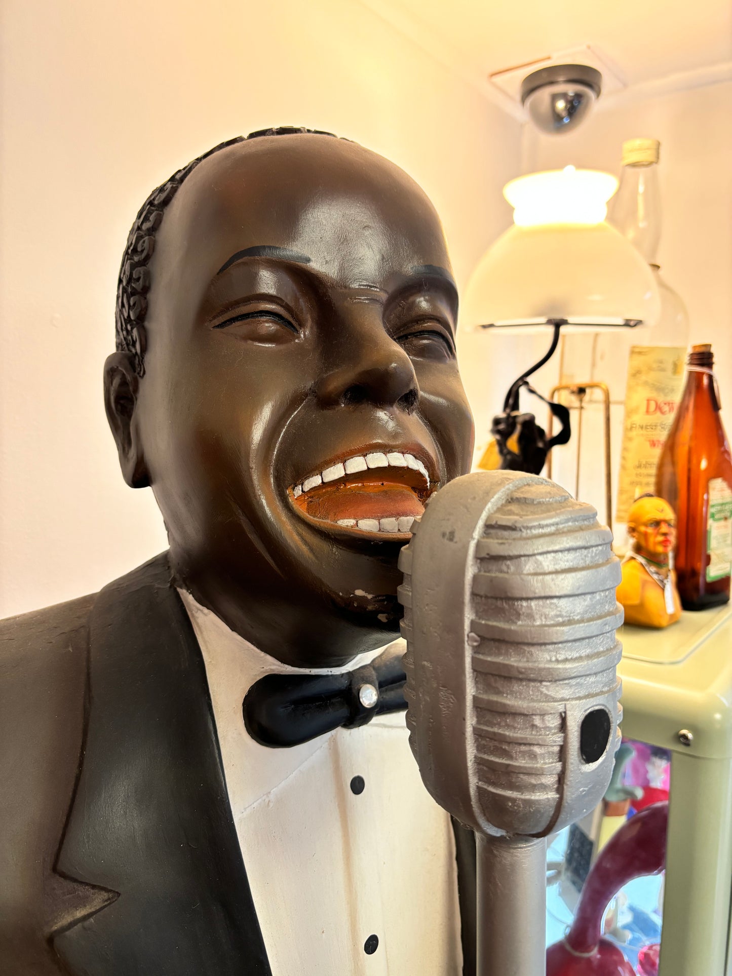 Life Size Louis Armstrong Fibreglass Resin Statue