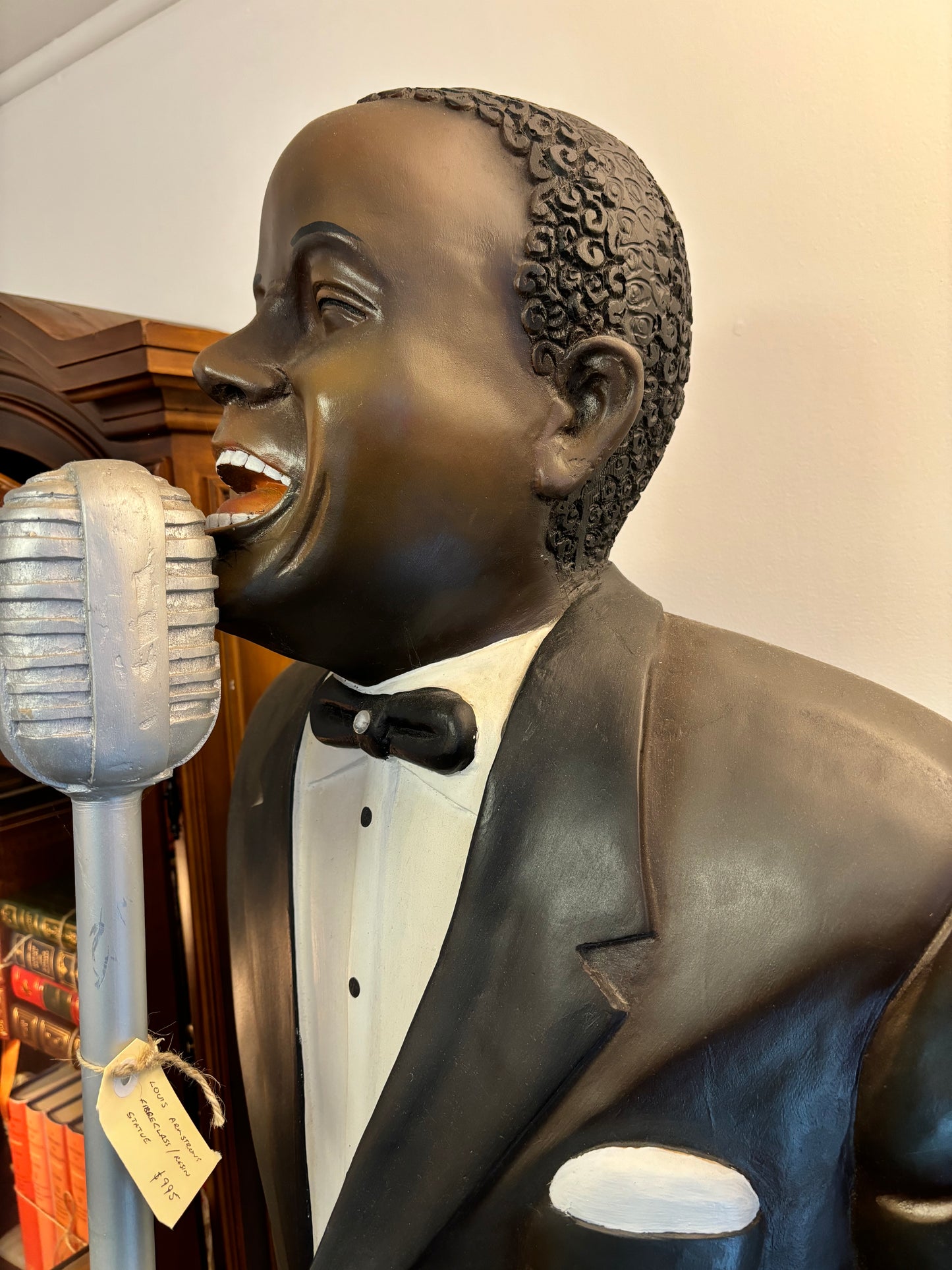 Life Size Louis Armstrong Fibreglass Resin Statue