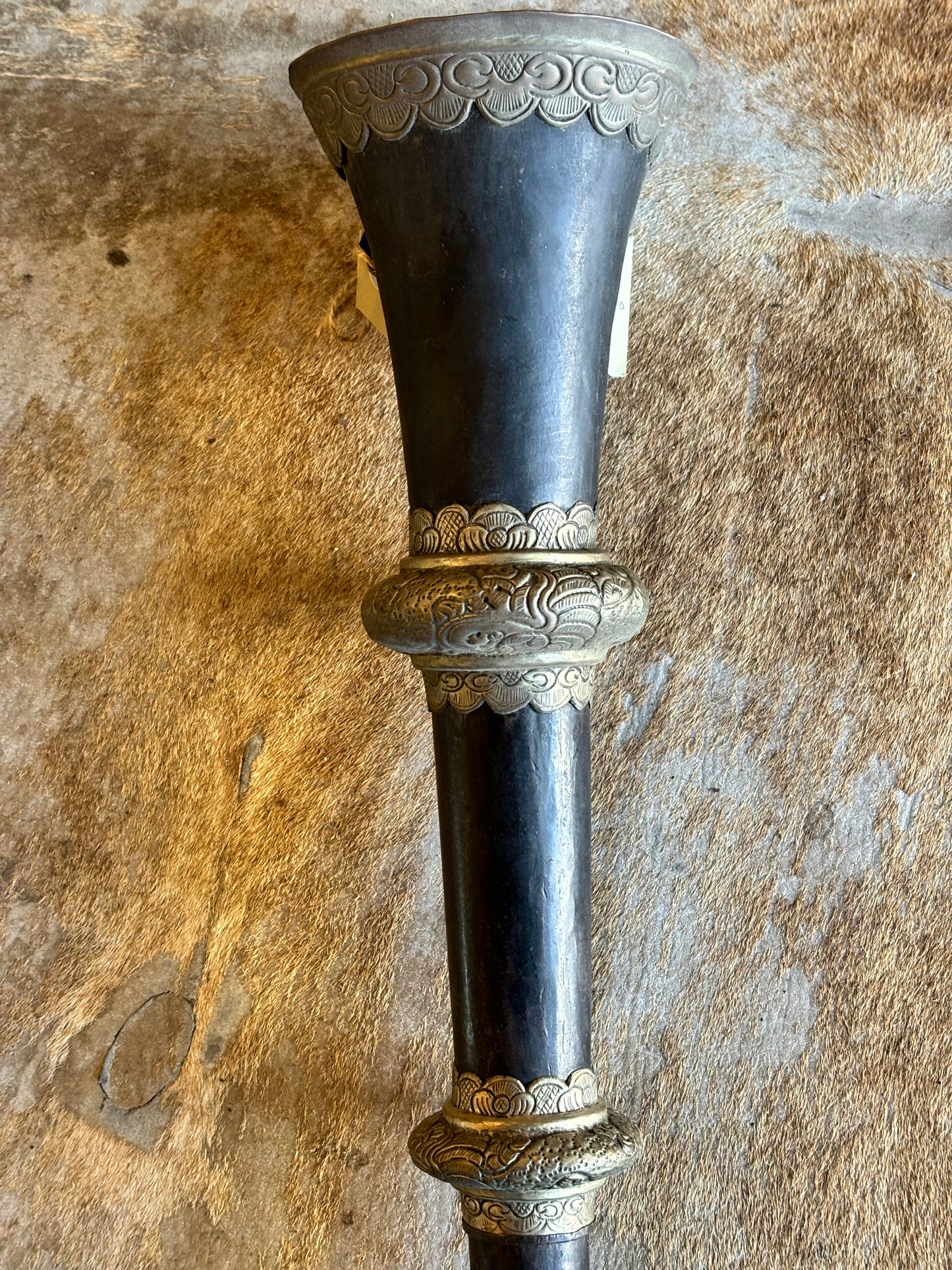 Antique Tibetan Dungchen Long Horn