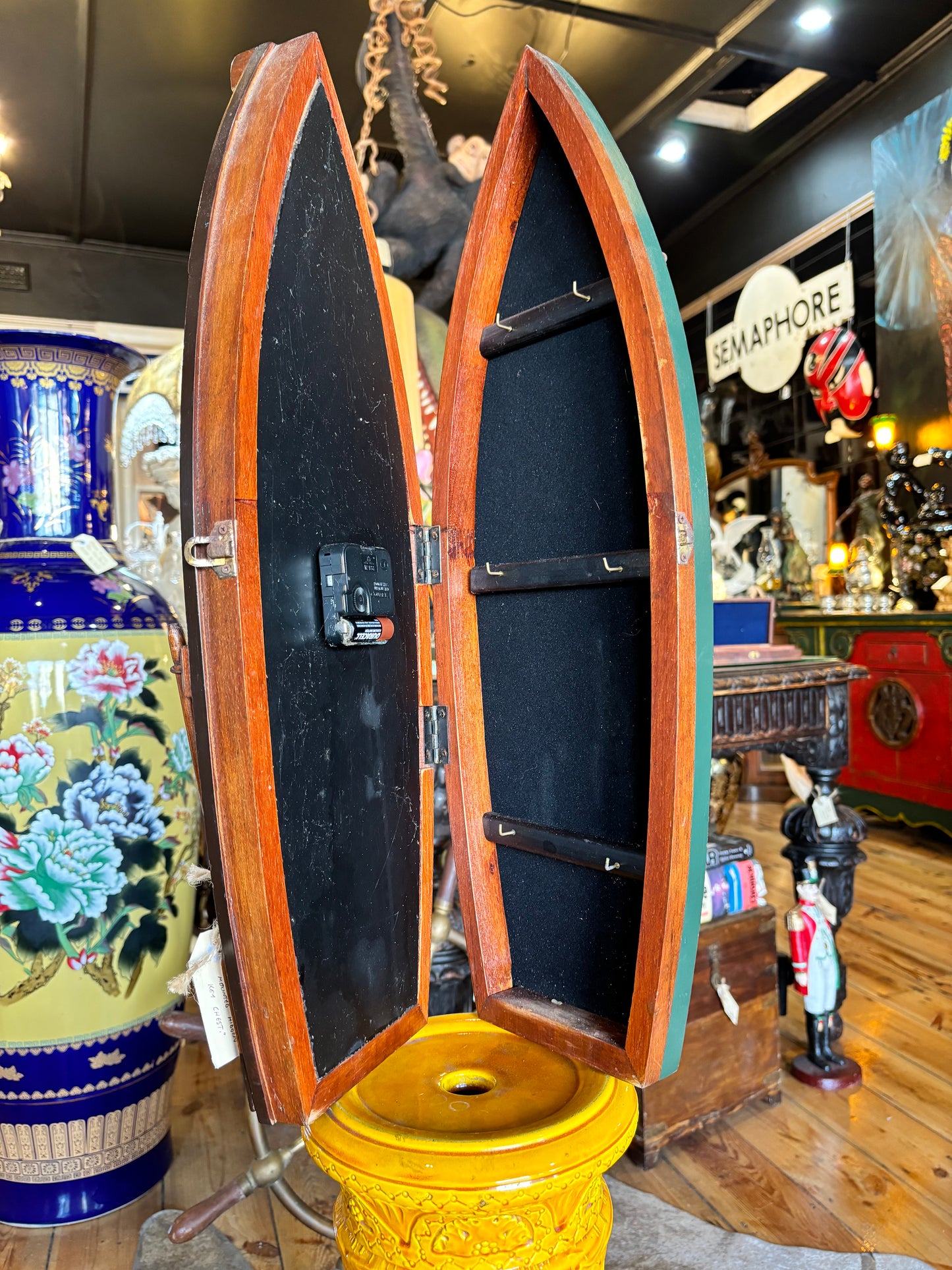 Nautical Wall Hung Boat Key Cabinet