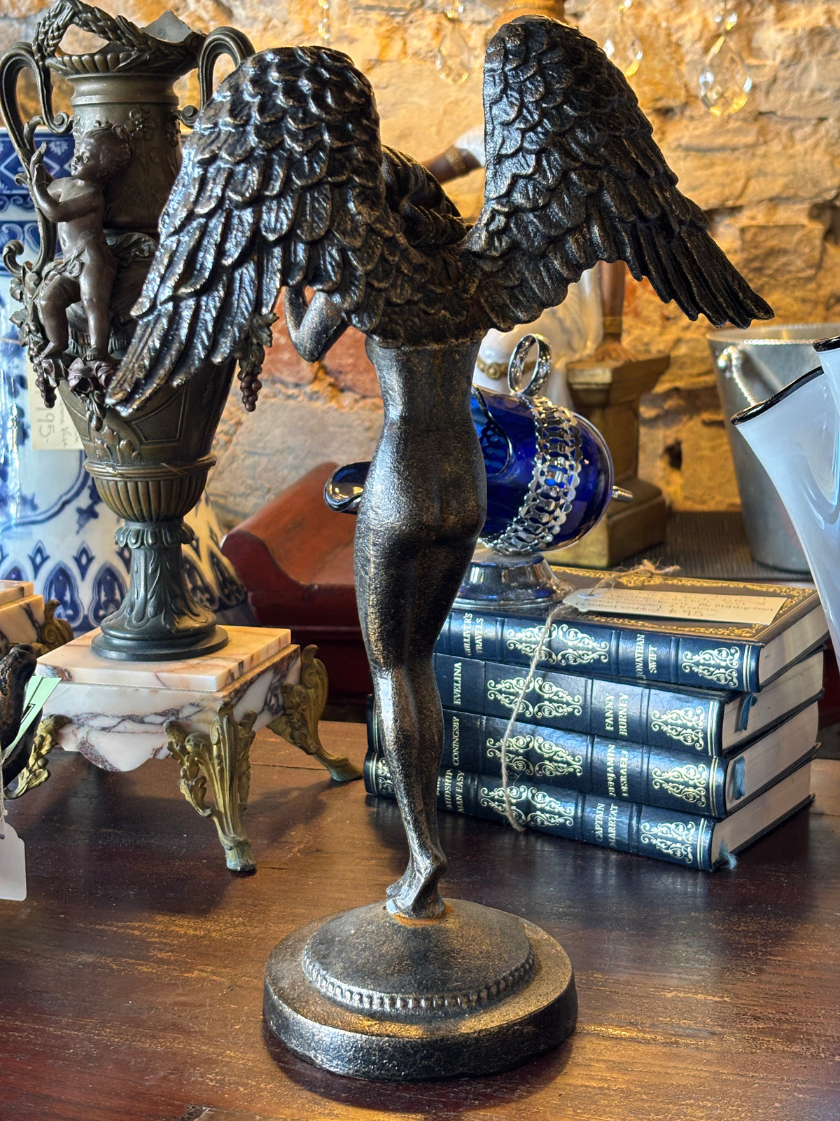 Cast Iron Winged Women