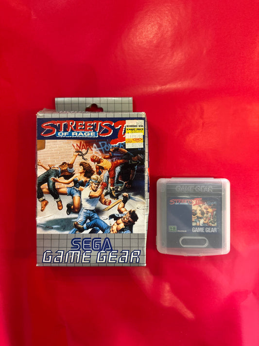 Vintage Sega Game Gear Streets of Rage II 2 Complete In Box CIB Retro Video Game PAL Aus Release