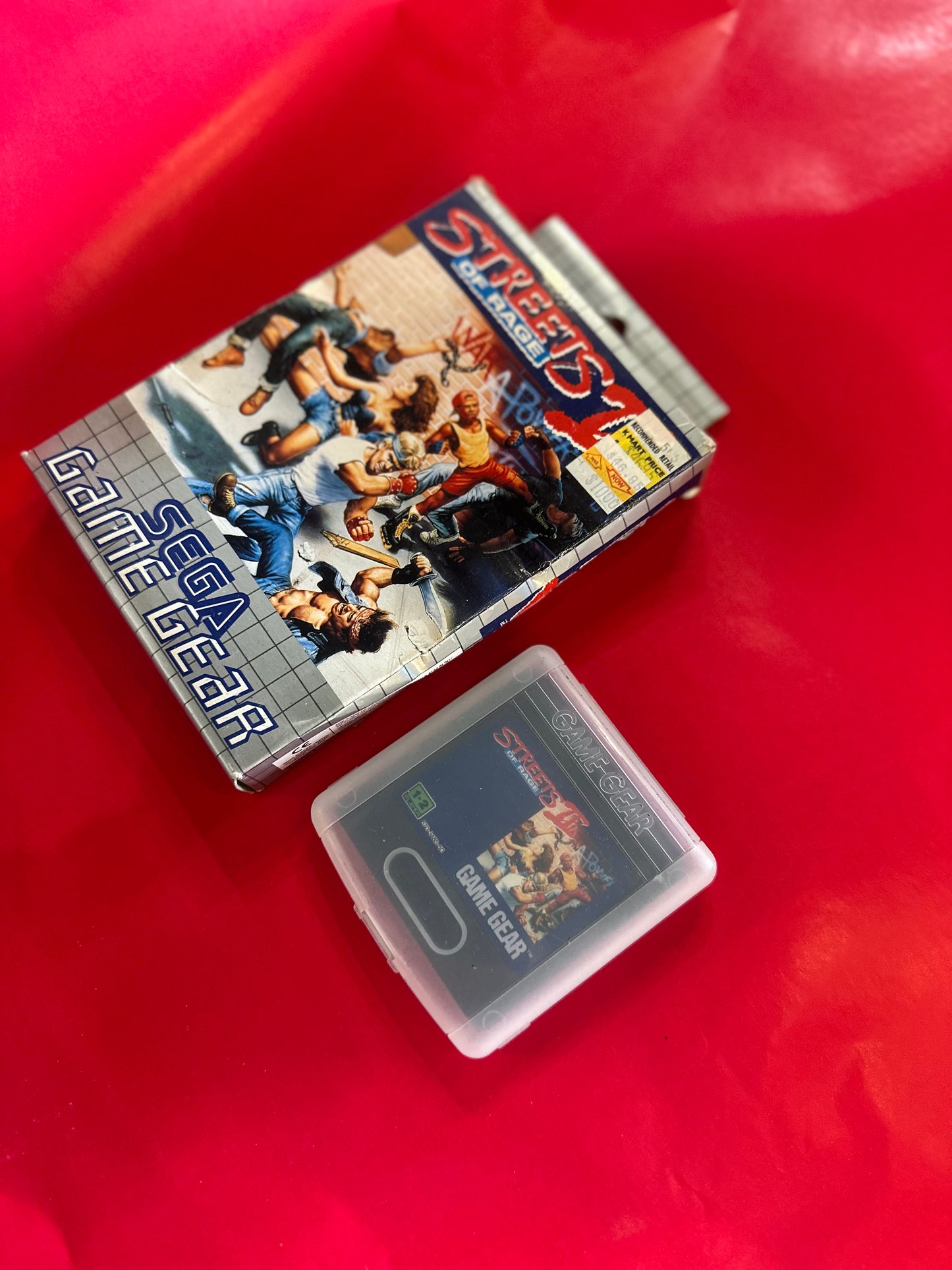Vintage Sega Game Gear Streets of Rage II 2 Complete In Box CIB Retro Video Game PAL Aus Release